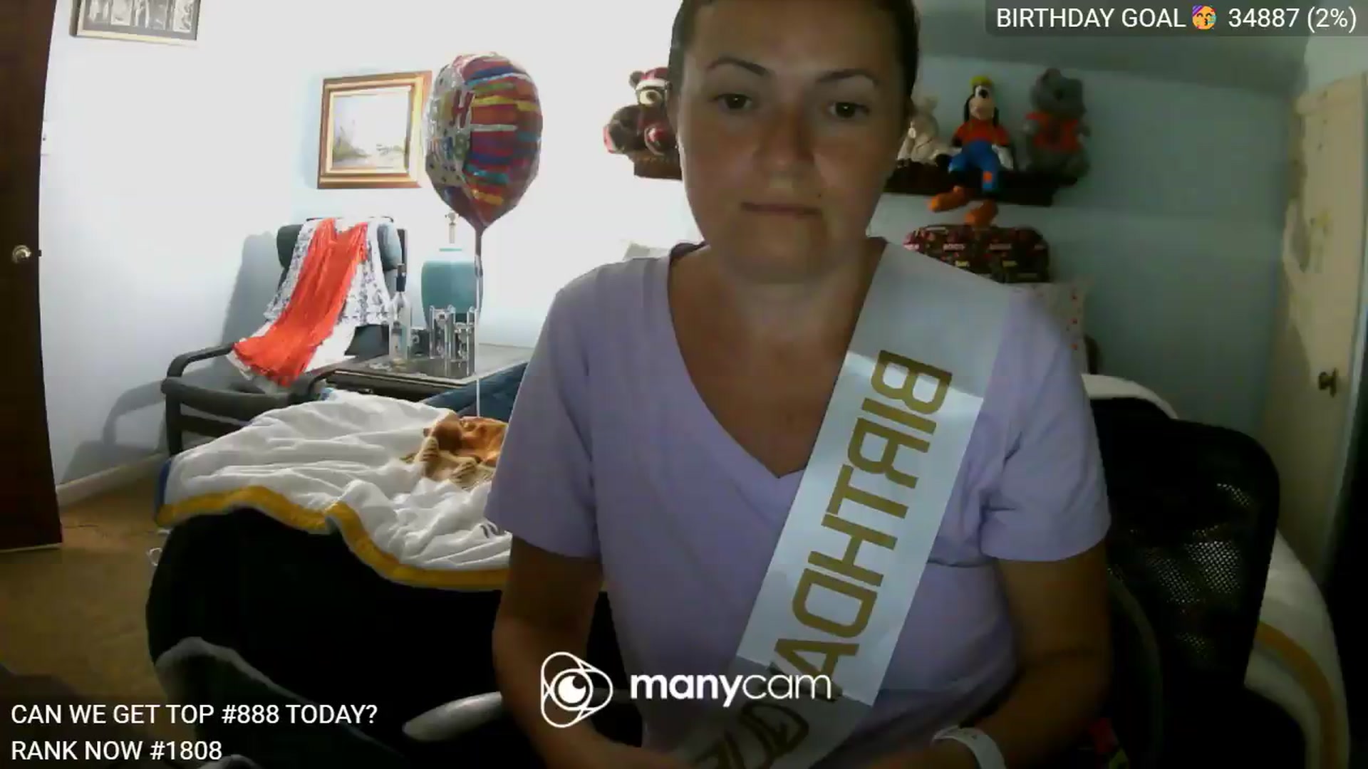 Gallery image thumbnail from BirthdayBella's myfreecams stream on, 06/10/2026, 24:57 image 13 of 20