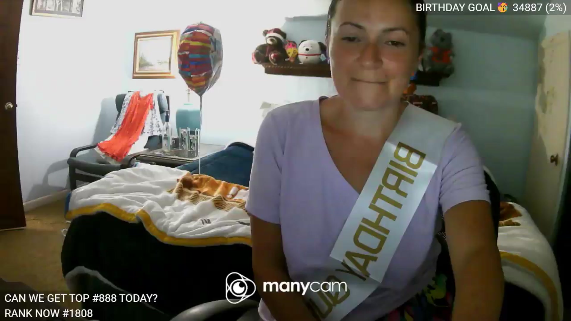 Gallery image thumbnail from BirthdayBella's myfreecams stream on, 06/10/2026, 24:57 image 15 of 20