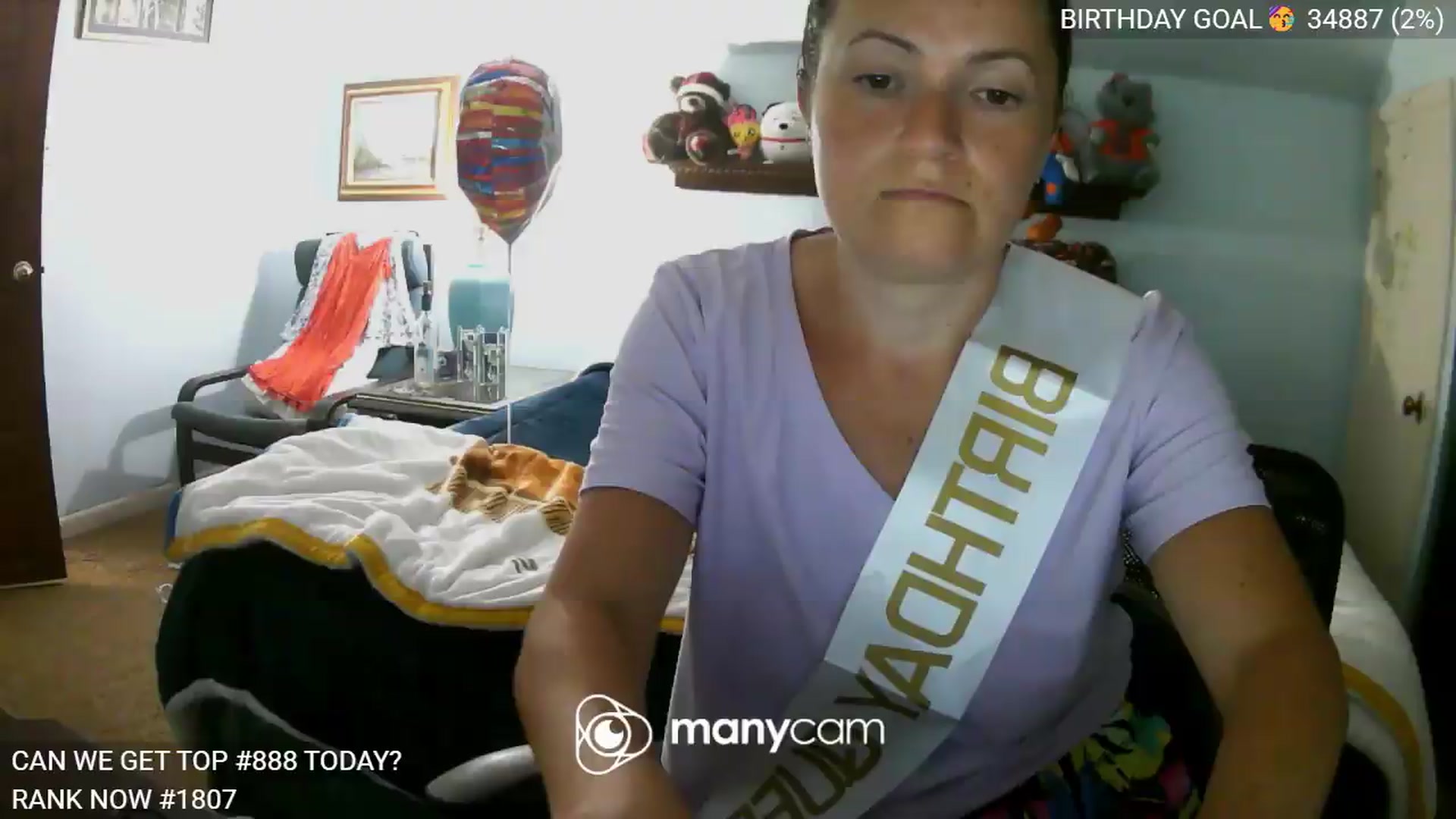 Gallery image thumbnail from BirthdayBella's myfreecams stream on, 06/10/2026, 24:57 image 14 of 20