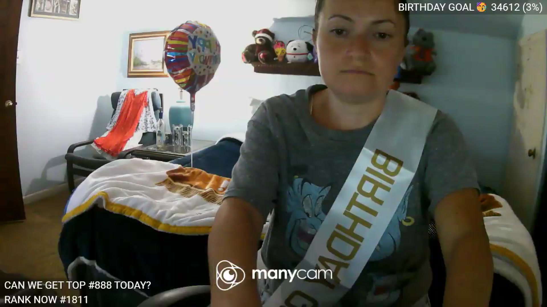 Gallery image thumbnail from BirthdayBella's myfreecams stream on, 06/11/2026, 01:01 image 3 of 20