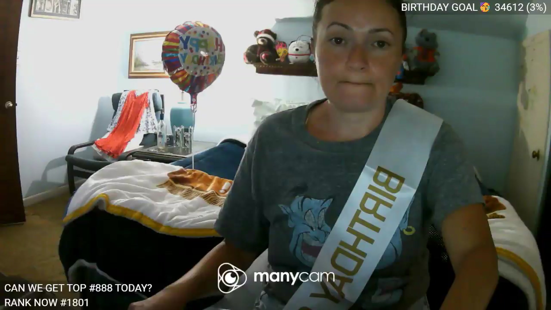 Gallery image thumbnail from BirthdayBella's myfreecams stream on, 06/11/2026, 01:01 image 5 of 20