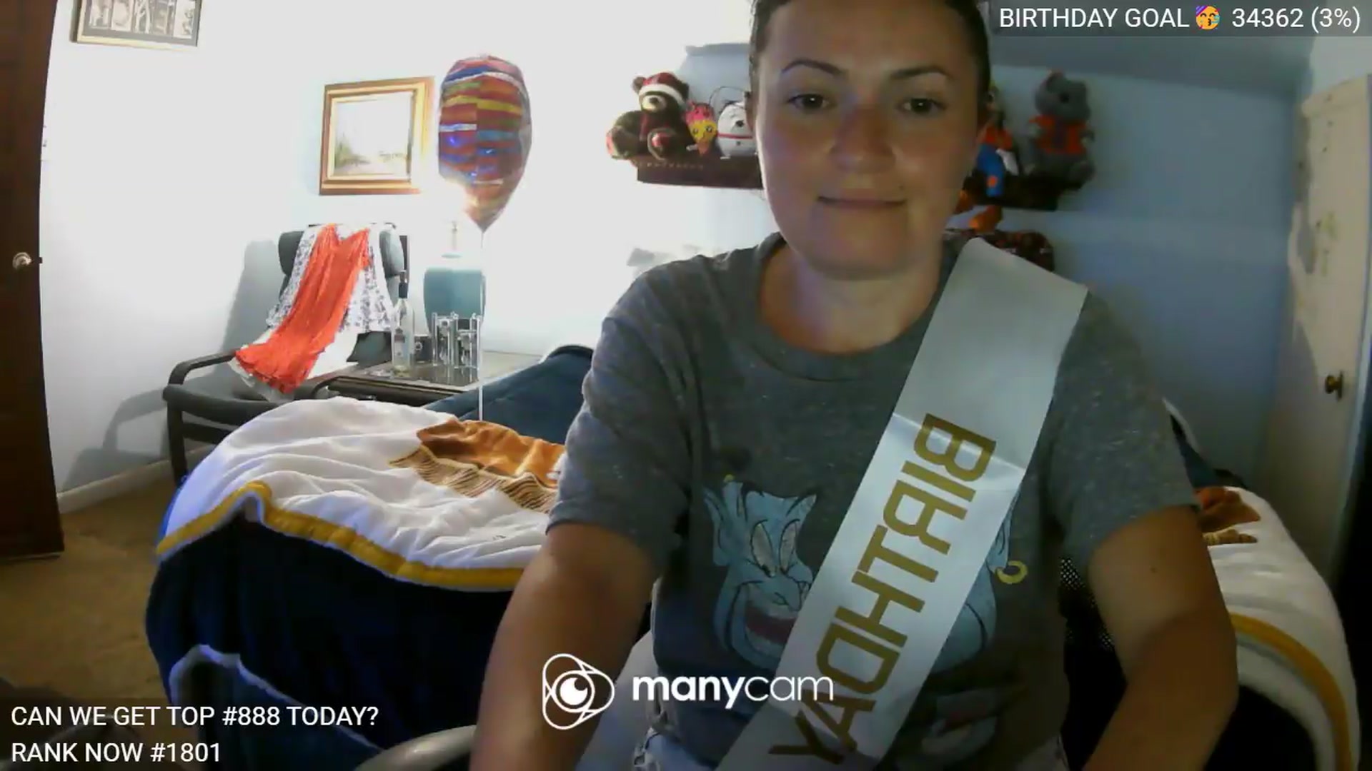 Gallery image thumbnail from BirthdayBella's myfreecams stream on, 06/11/2026, 01:01 image 6 of 20