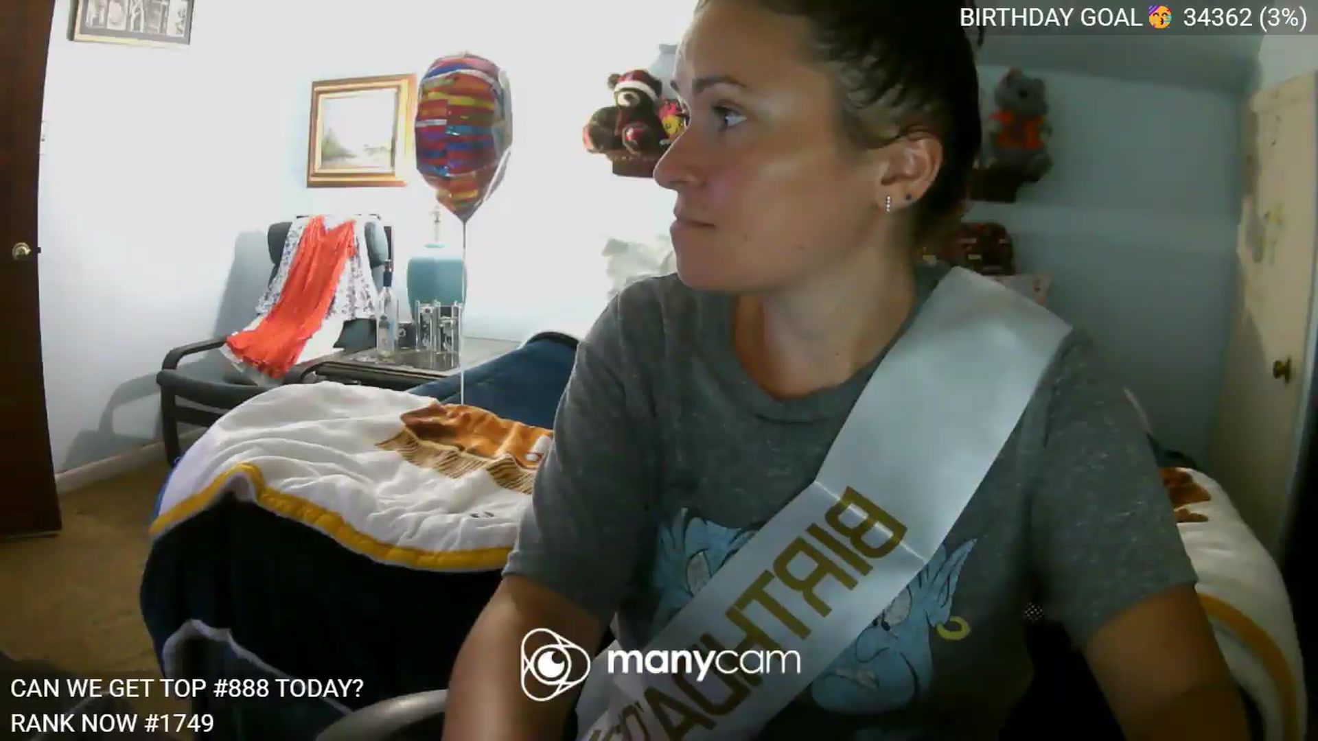 Gallery image thumbnail from BirthdayBella's myfreecams stream on, 06/11/2026, 01:01 image 12 of 20