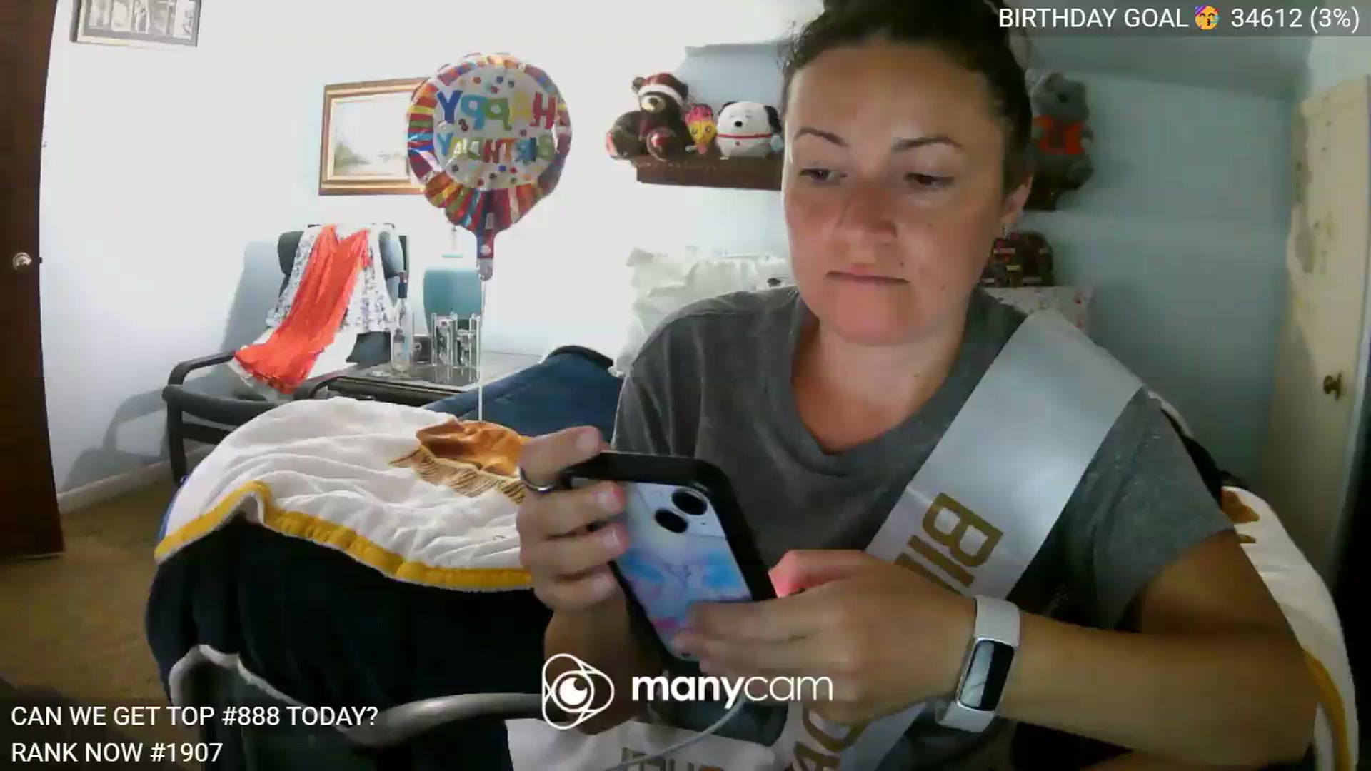 Gallery image thumbnail from BirthdayBella's myfreecams stream on, 06/11/2026, 01:01 image 1 of 20