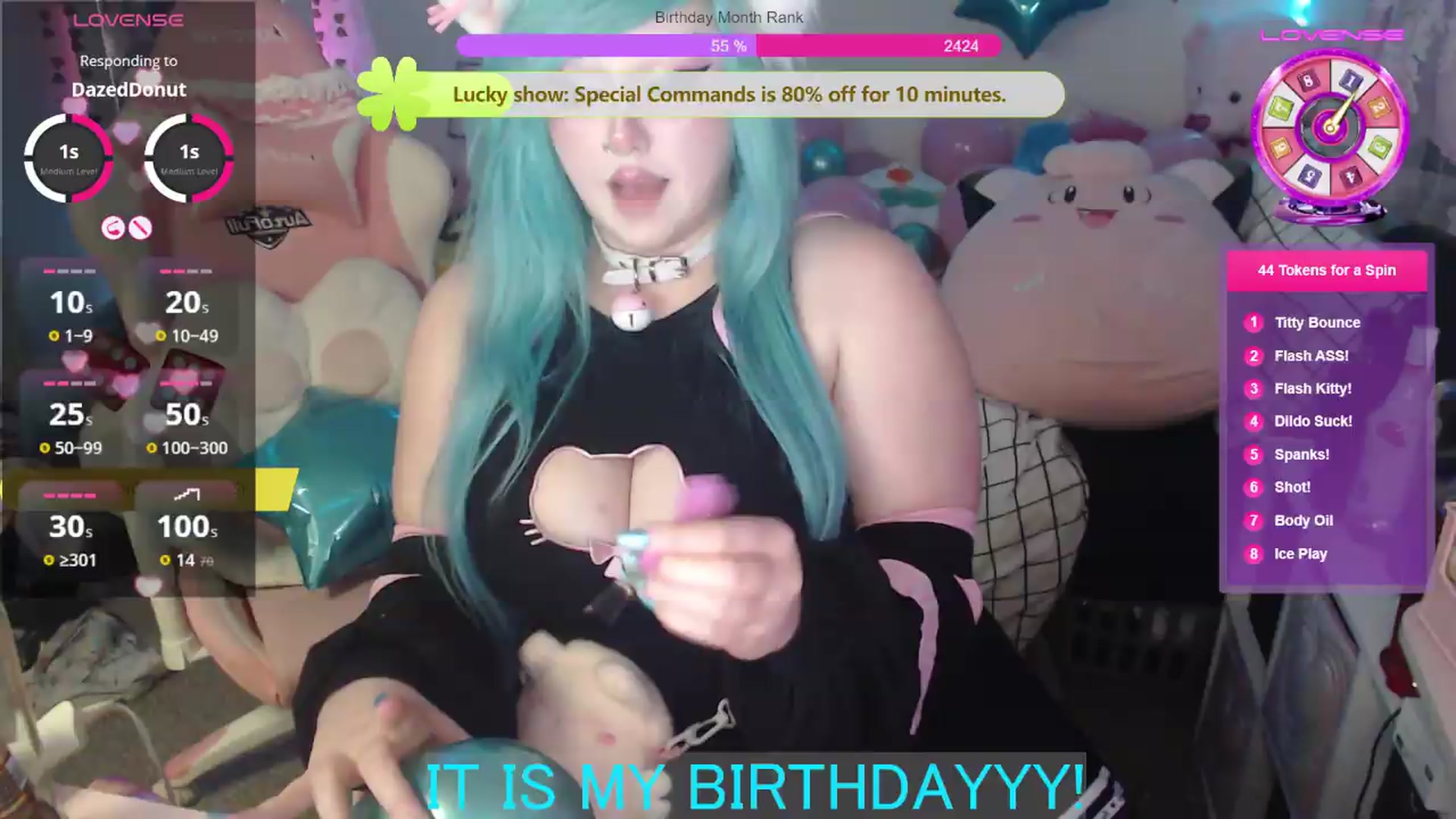 Gallery image thumbnail from BirthdayBouncyyy's myfreecams stream on, 08/23/2026, 12:39 image 9 of 20