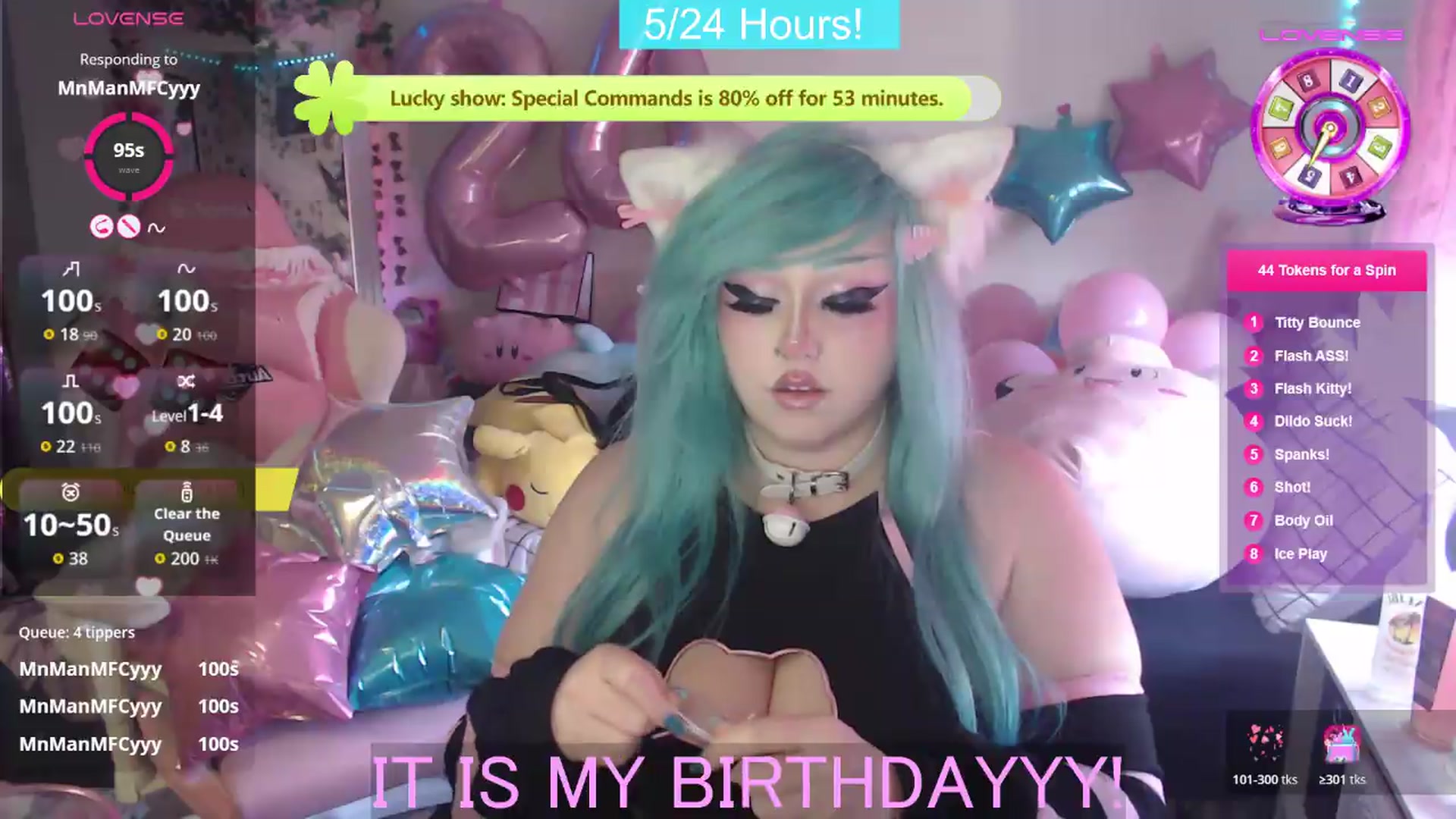 Gallery image thumbnail from BirthdayBouncyyy's myfreecams stream on, 08/23/2026, 16:40 image 11 of 20