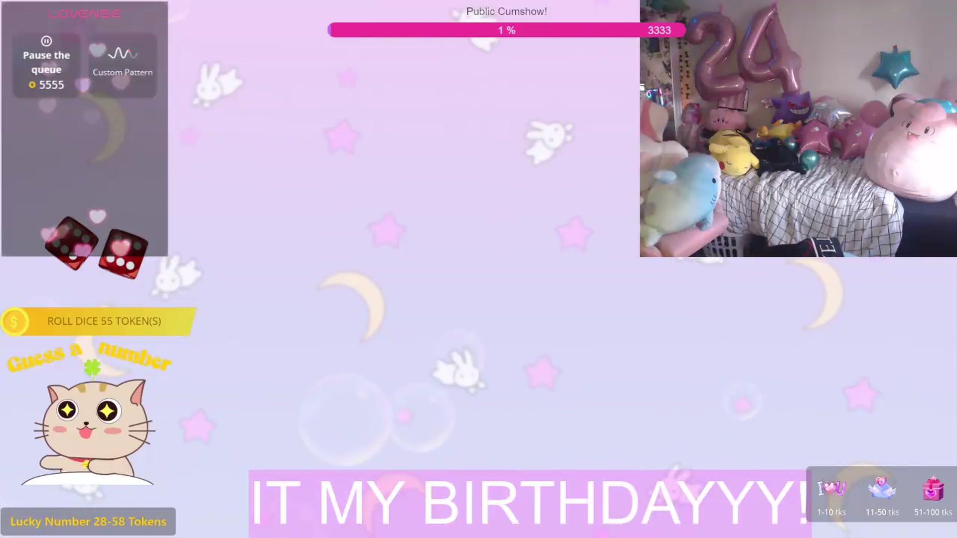 Gallery image thumbnail from BirthdayBouncyyy's myfreecams stream on, 08/24/2026, 24:47 image 14 of 20