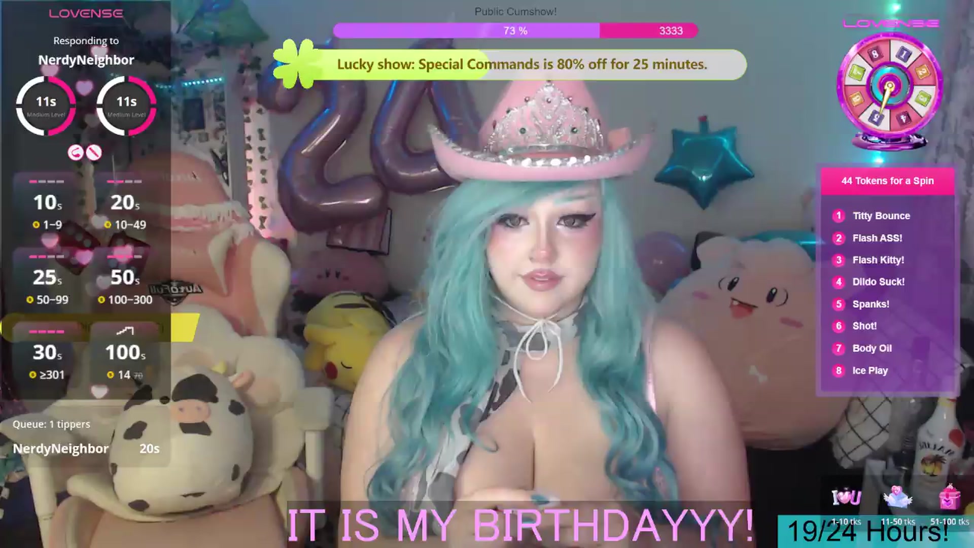 Gallery image thumbnail from BirthdayBouncyyy's myfreecams stream on, 08/24/2026, 04:39 image 18 of 20