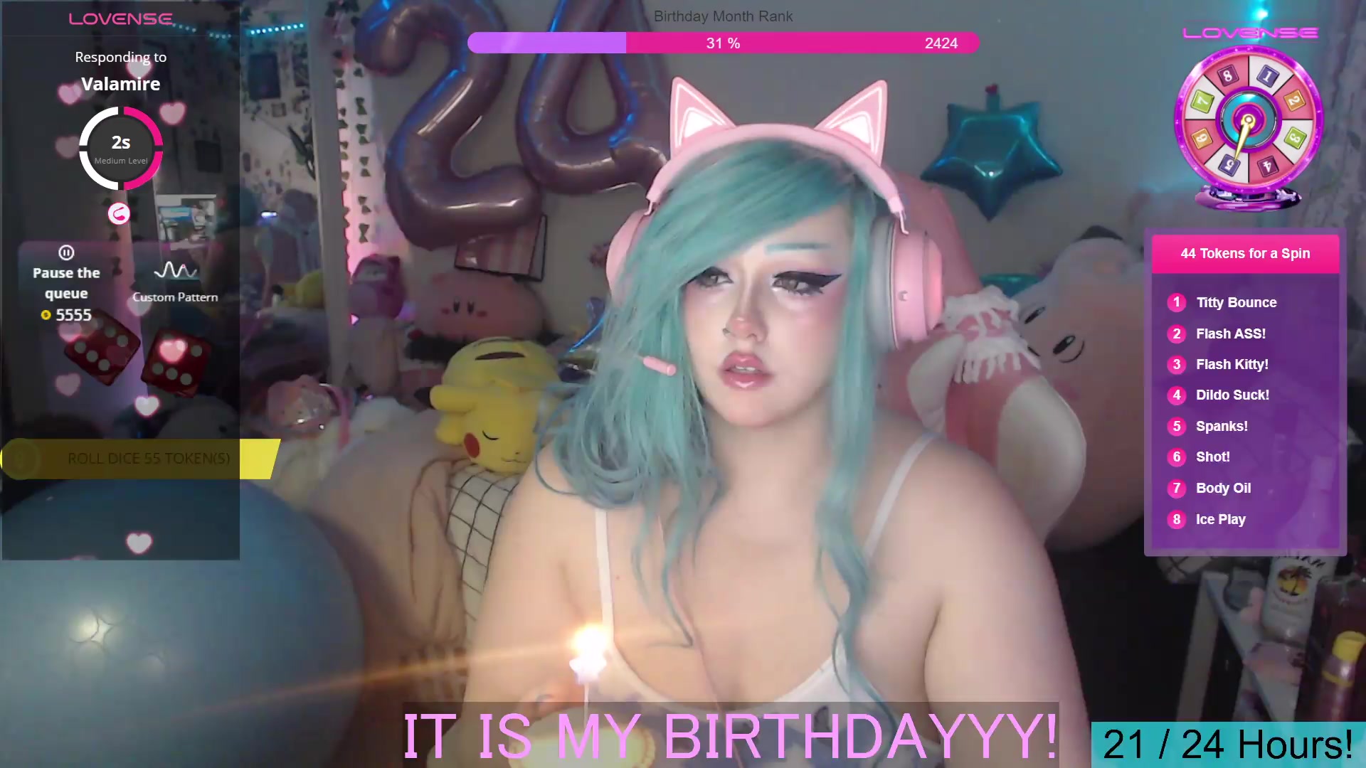 Gallery image thumbnail from BirthdayBouncyyy's myfreecams stream on, 08/24/2026, 08:37 image 14 of 20