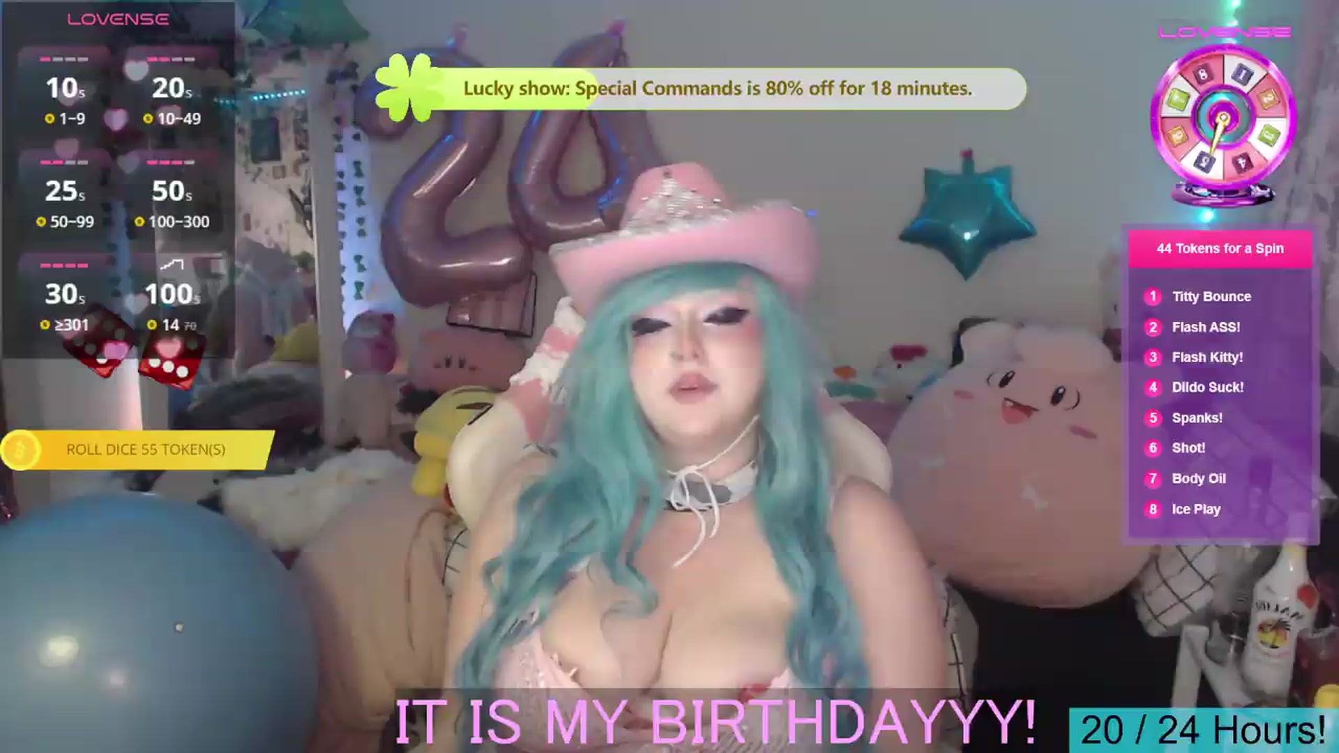 Gallery image thumbnail from BirthdayBouncyyy's myfreecams stream on, 08/24/2026, 08:37 image 5 of 20