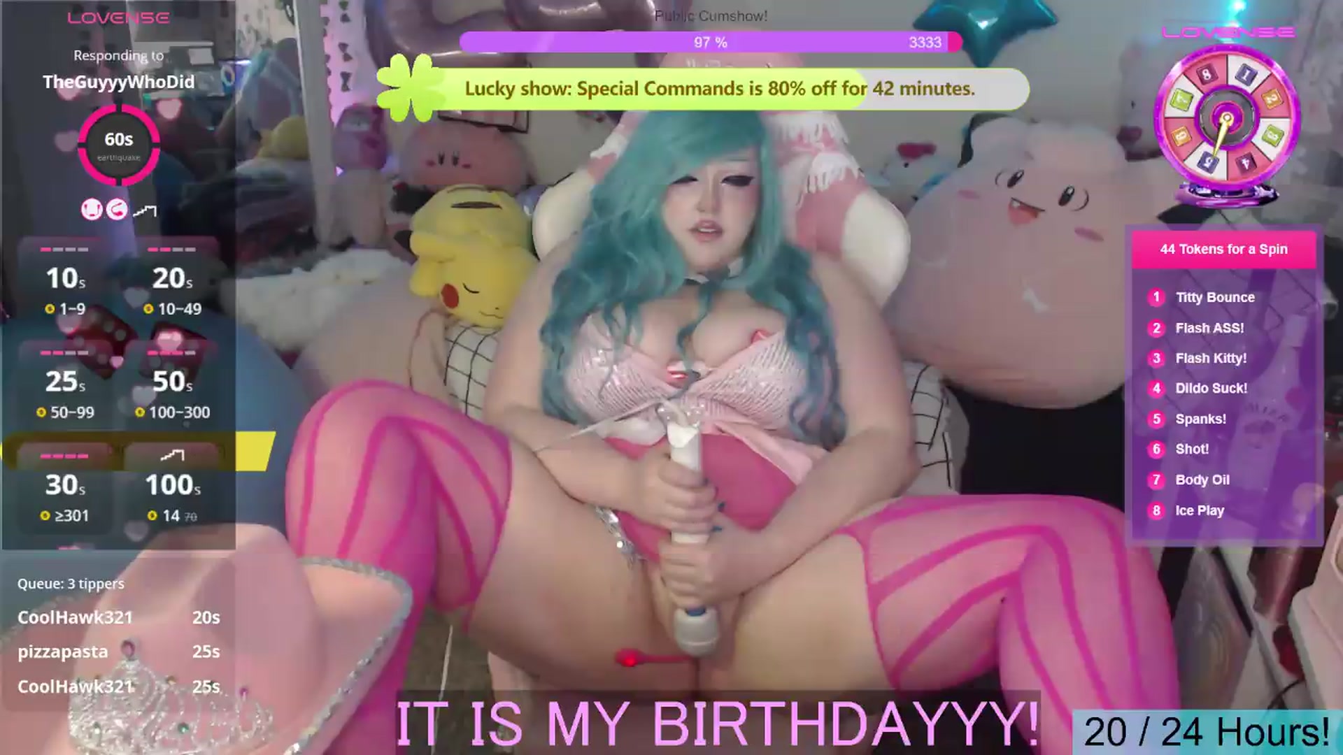 Gallery image thumbnail from BirthdayBouncyyy's myfreecams stream on, 08/24/2026, 08:37 image 3 of 20