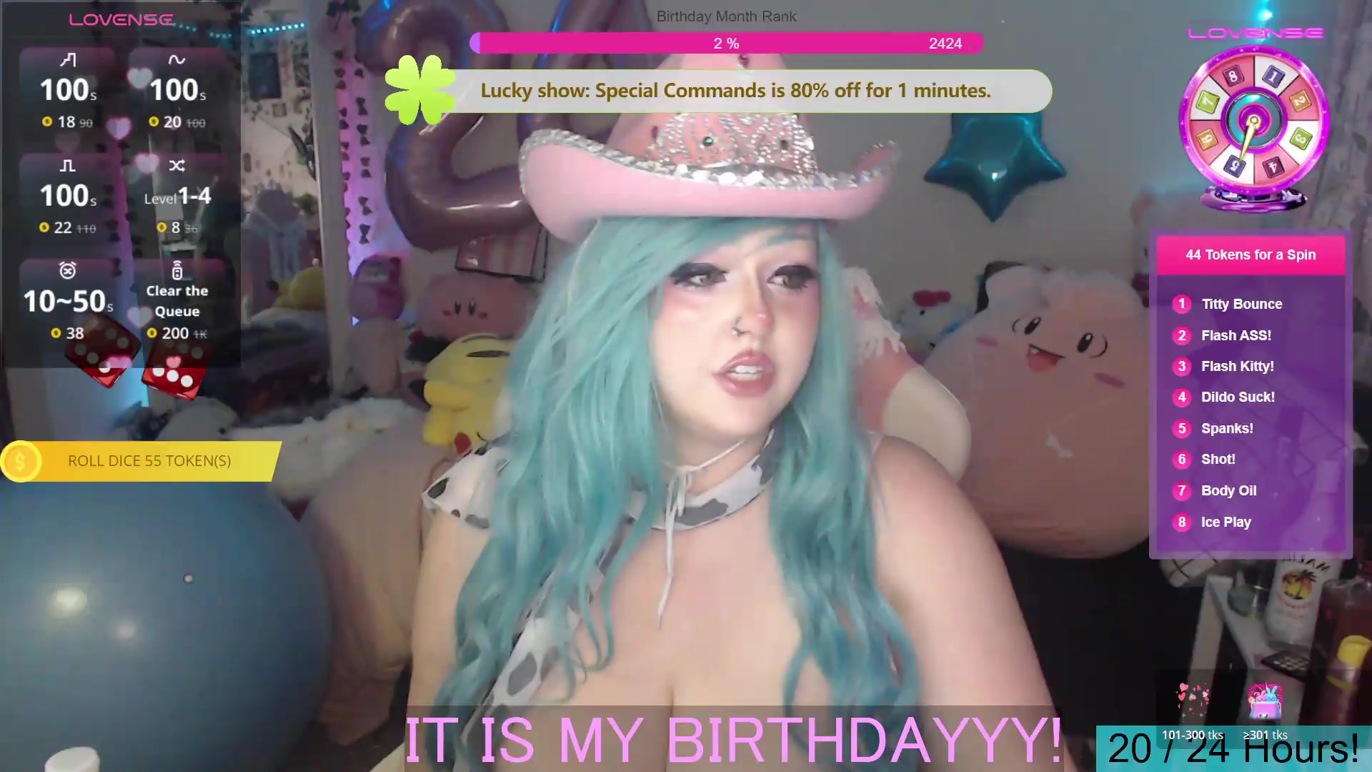 Gallery image thumbnail from BirthdayBouncyyy's myfreecams stream on, 08/24/2026, 08:37 image 7 of 20