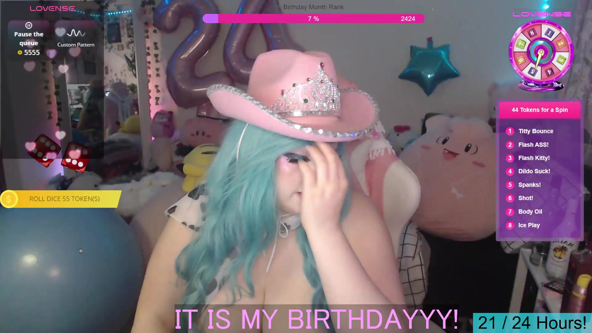 Gallery image thumbnail from BirthdayBouncyyy's myfreecams stream on, 08/24/2026, 08:37 image 8 of 20