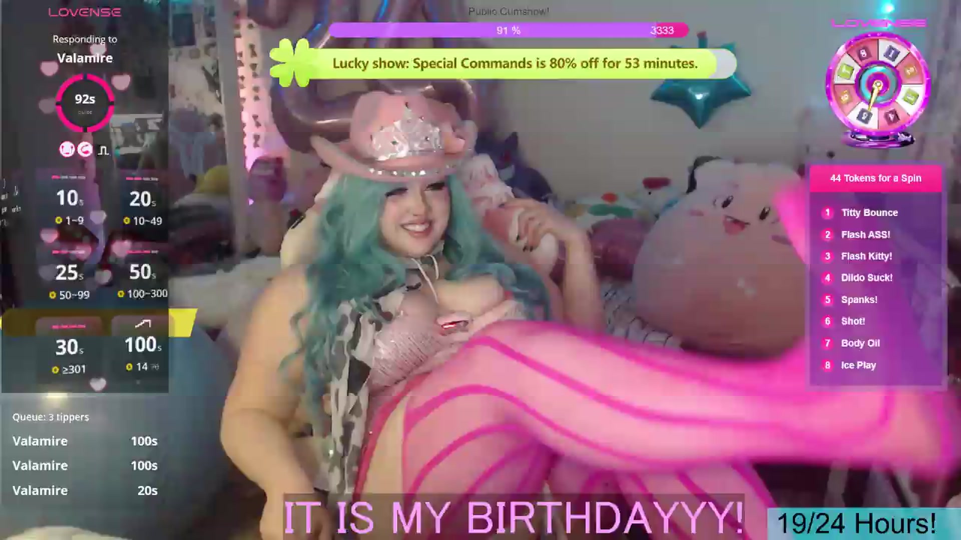 Gallery image thumbnail from BirthdayBouncyyy's myfreecams stream on, 08/24/2026, 08:37 image 2 of 20