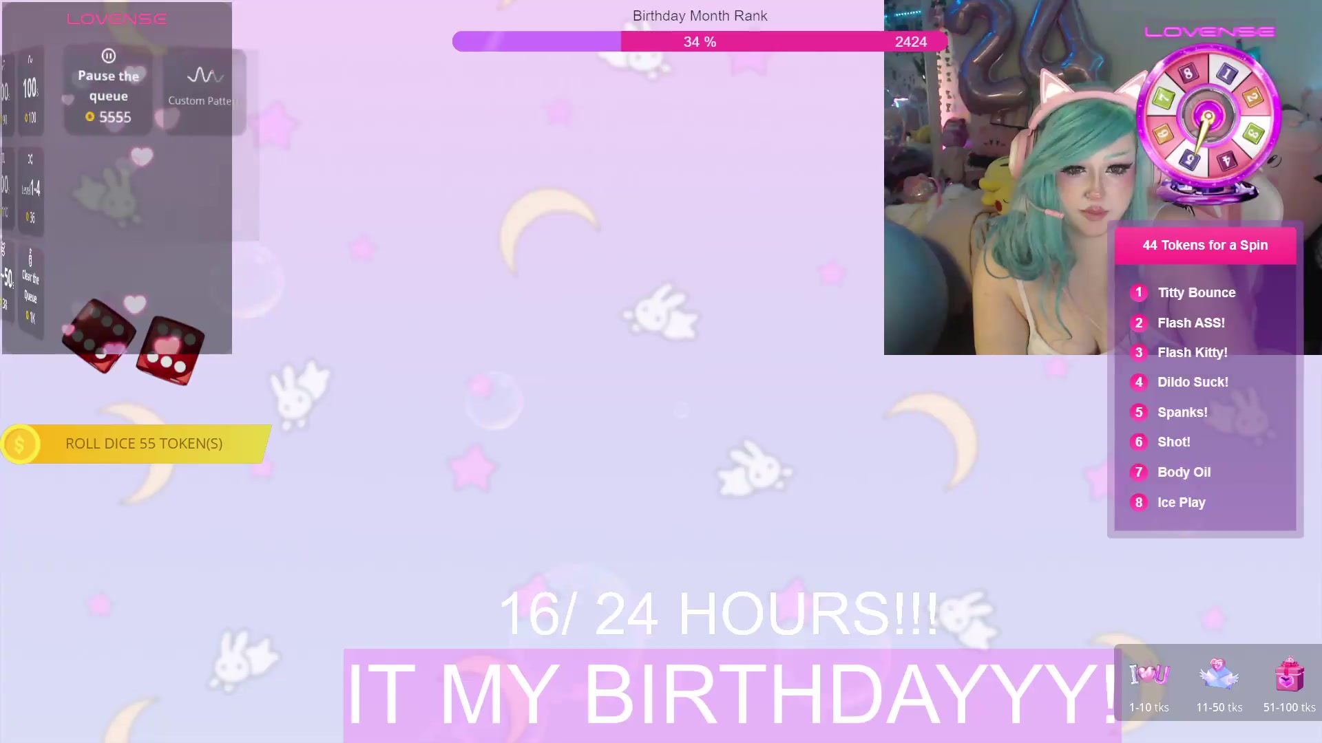 Gallery image thumbnail from BirthdayBouncyyy's myfreecams stream on, 08/24/2026, 08:37 image 15 of 20