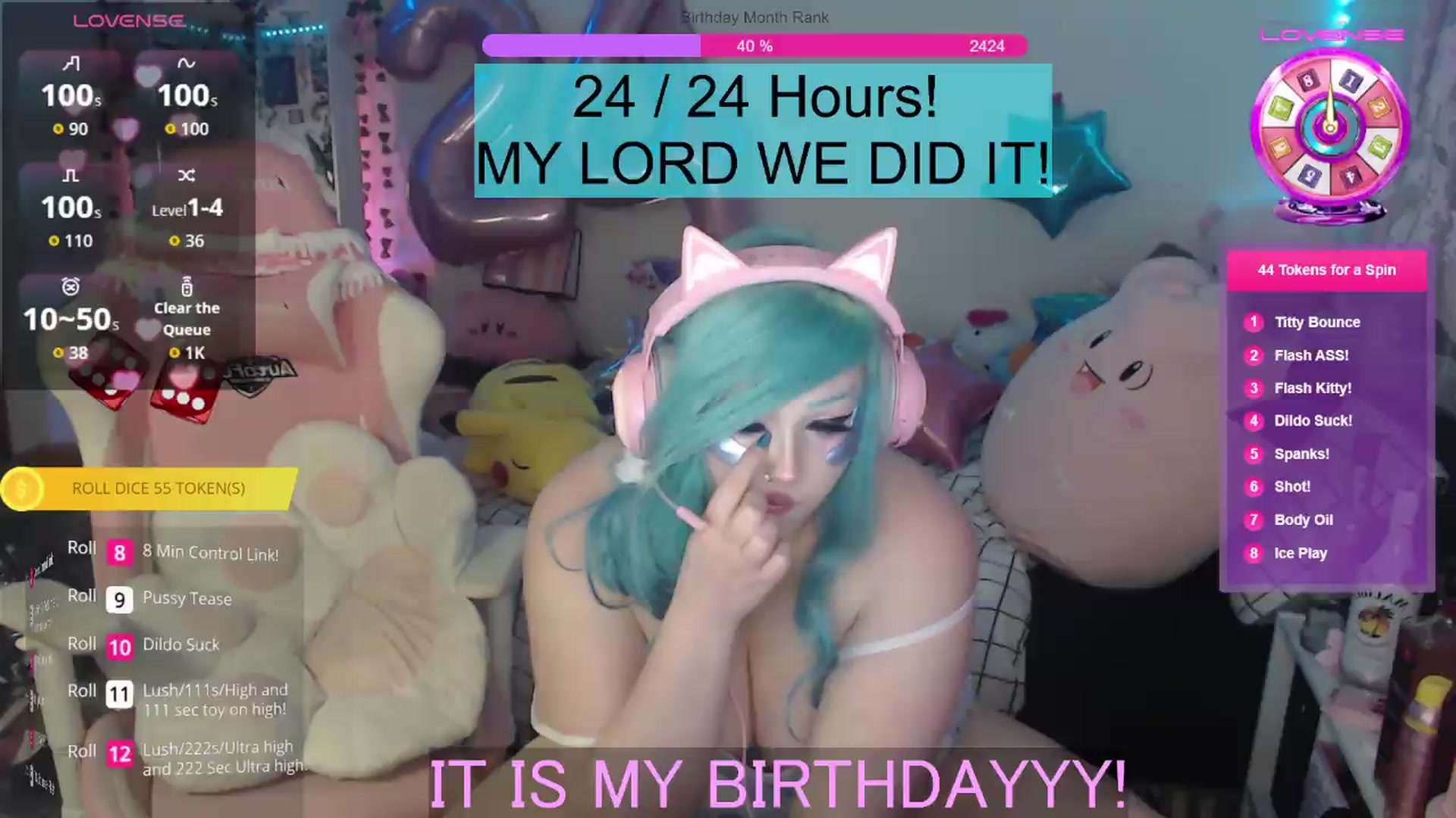 Gallery image thumbnail from BirthdayBouncyyy's myfreecams stream on, 08/24/2026, 08:45 image 13 of 20