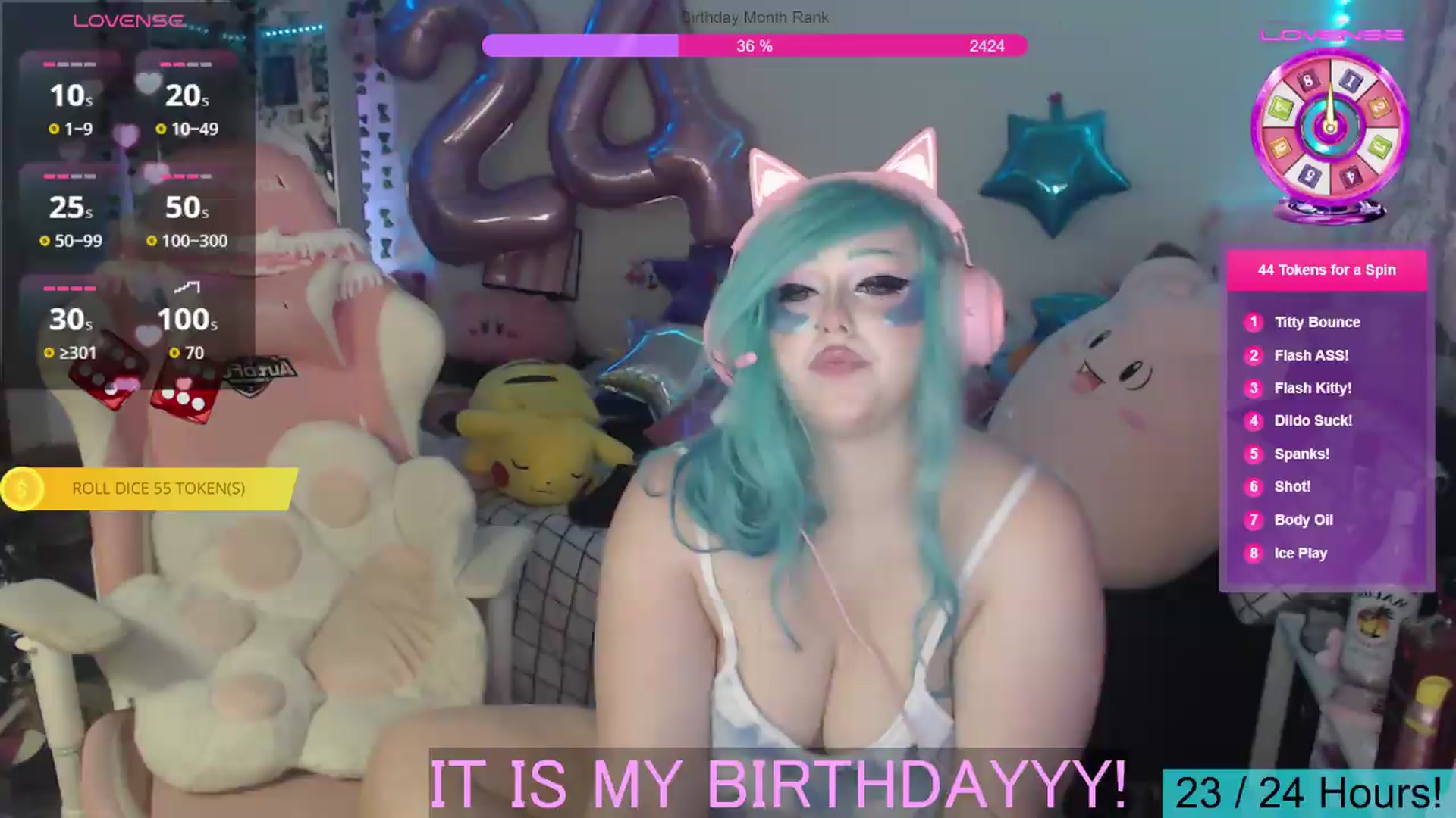 Gallery image thumbnail from BirthdayBouncyyy's myfreecams stream on, 08/24/2026, 08:45 image 6 of 20