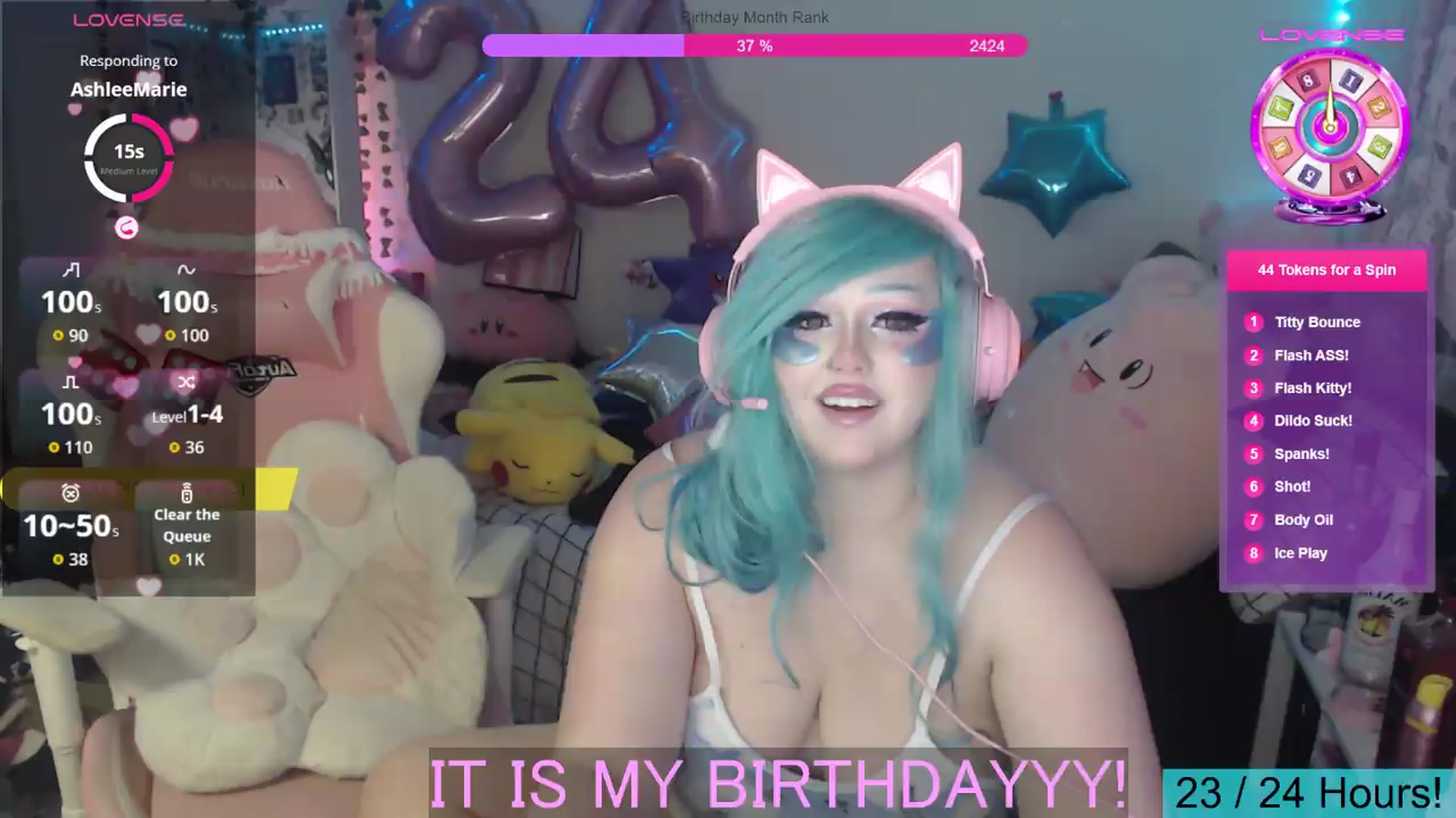 Gallery image thumbnail from BirthdayBouncyyy's myfreecams stream on, 08/24/2026, 08:45 image 7 of 20
