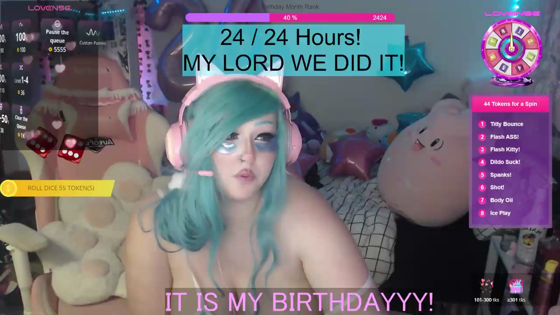 Gallery image thumbnail from BirthdayBouncyyy's myfreecams stream on, 08/24/2026, 08:45 image 19 of 20