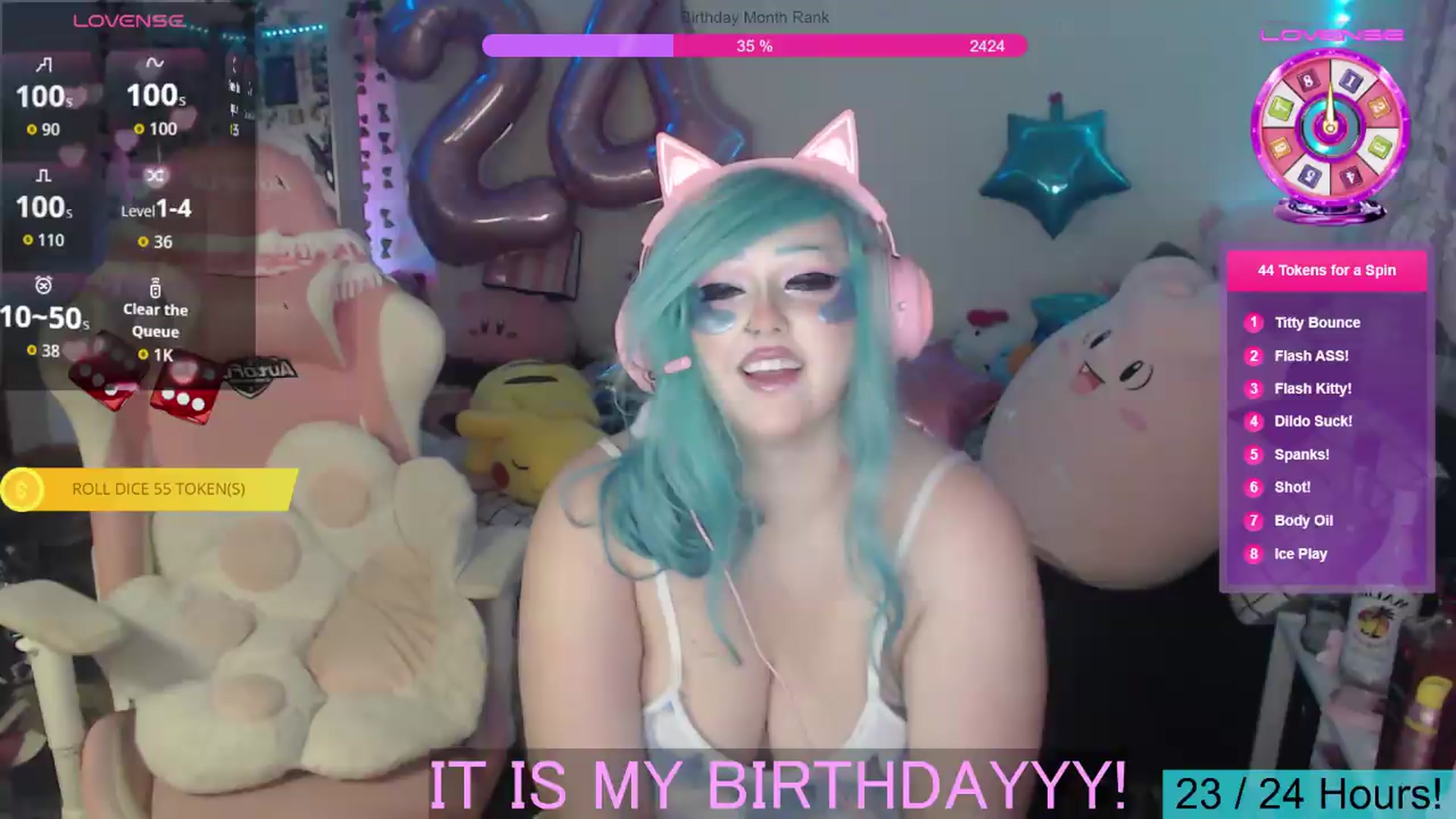Gallery image thumbnail from BirthdayBouncyyy's myfreecams stream on, 08/24/2026, 08:45 image 2 of 20