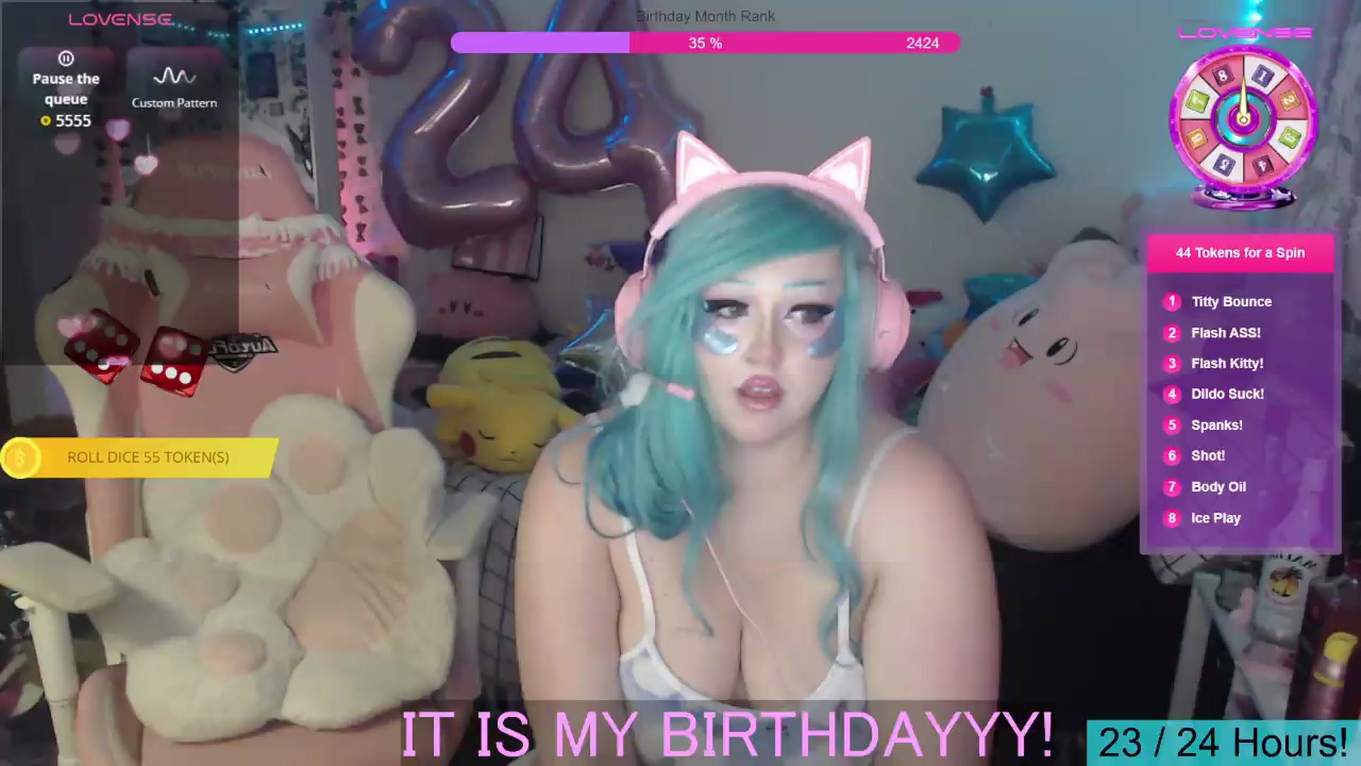 Gallery image thumbnail from BirthdayBouncyyy's myfreecams stream on, 08/24/2026, 08:45 image 3 of 20