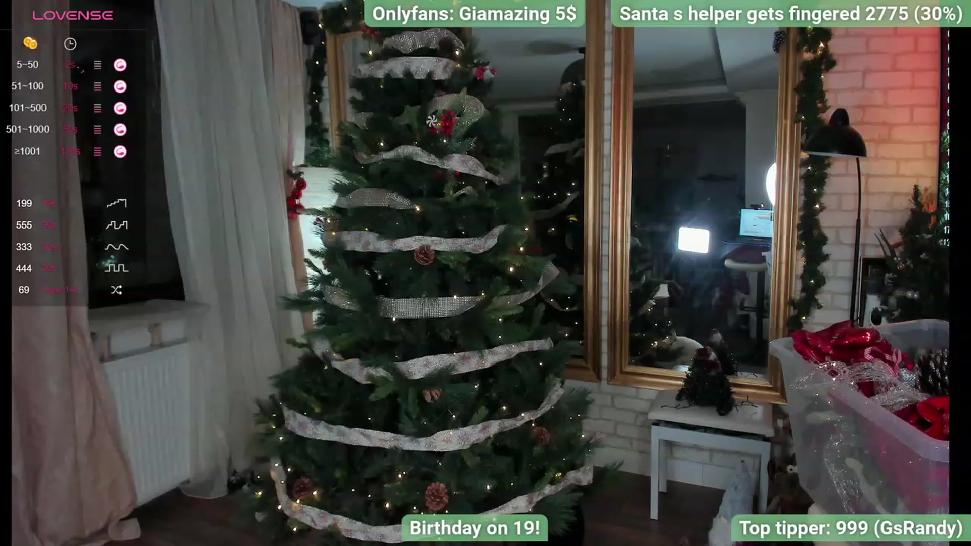 Gallery image thumbnail from BirthdayGia's myfreecams stream on, 12/12/2023, 24:47 image 8 of 20
