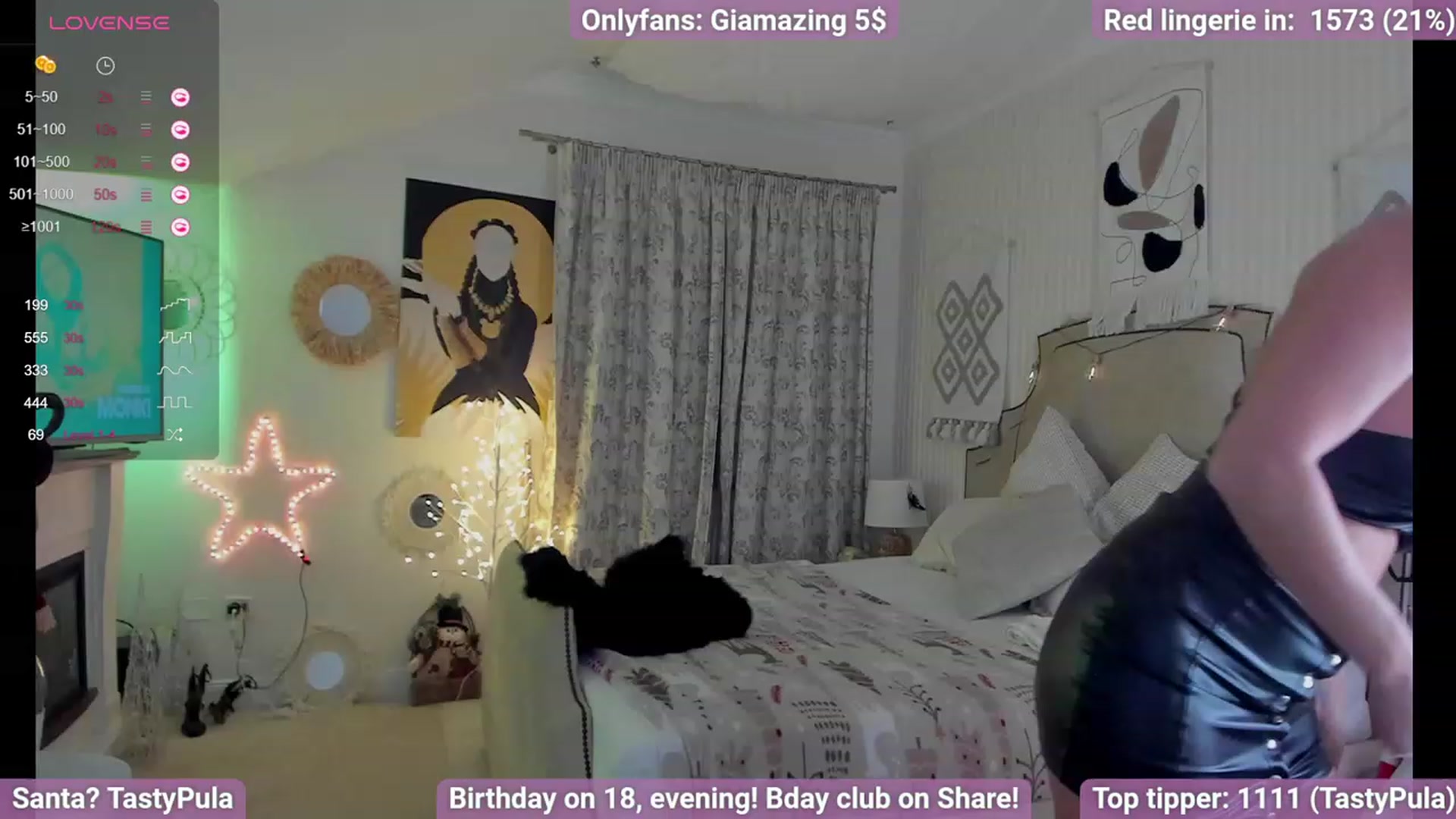 Gallery image thumbnail from BirthdayGia's myfreecams stream on, 12/16/2023, 24:25 image 10 of 20