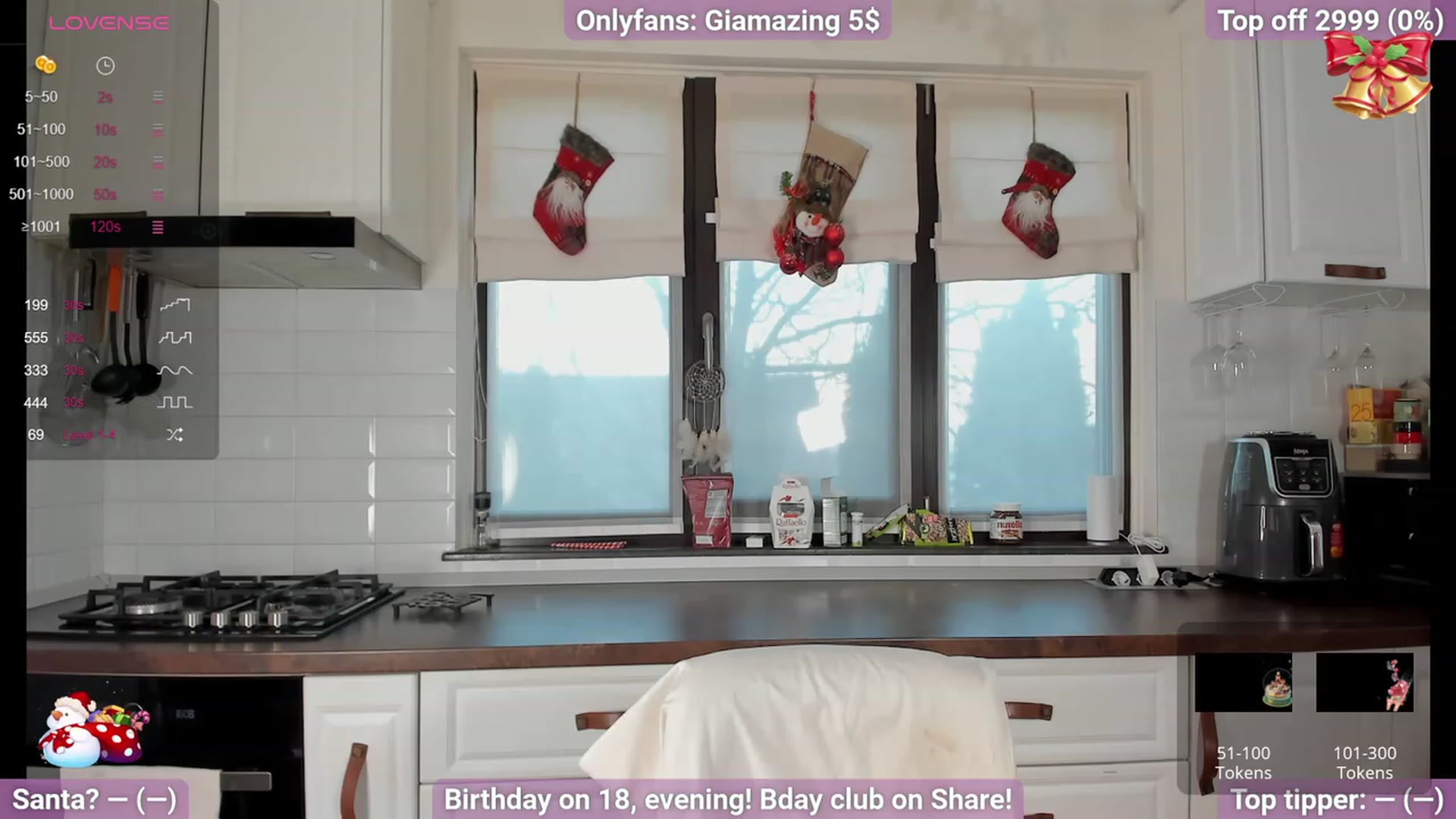Gallery image thumbnail from BirthdayGia's myfreecams stream on, 12/16/2023, 14:34 image 2 of 20