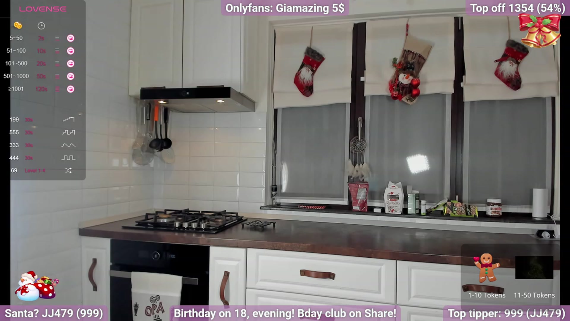 Gallery image thumbnail from BirthdayGia's myfreecams stream on, 12/16/2023, 15:21 image 4 of 20