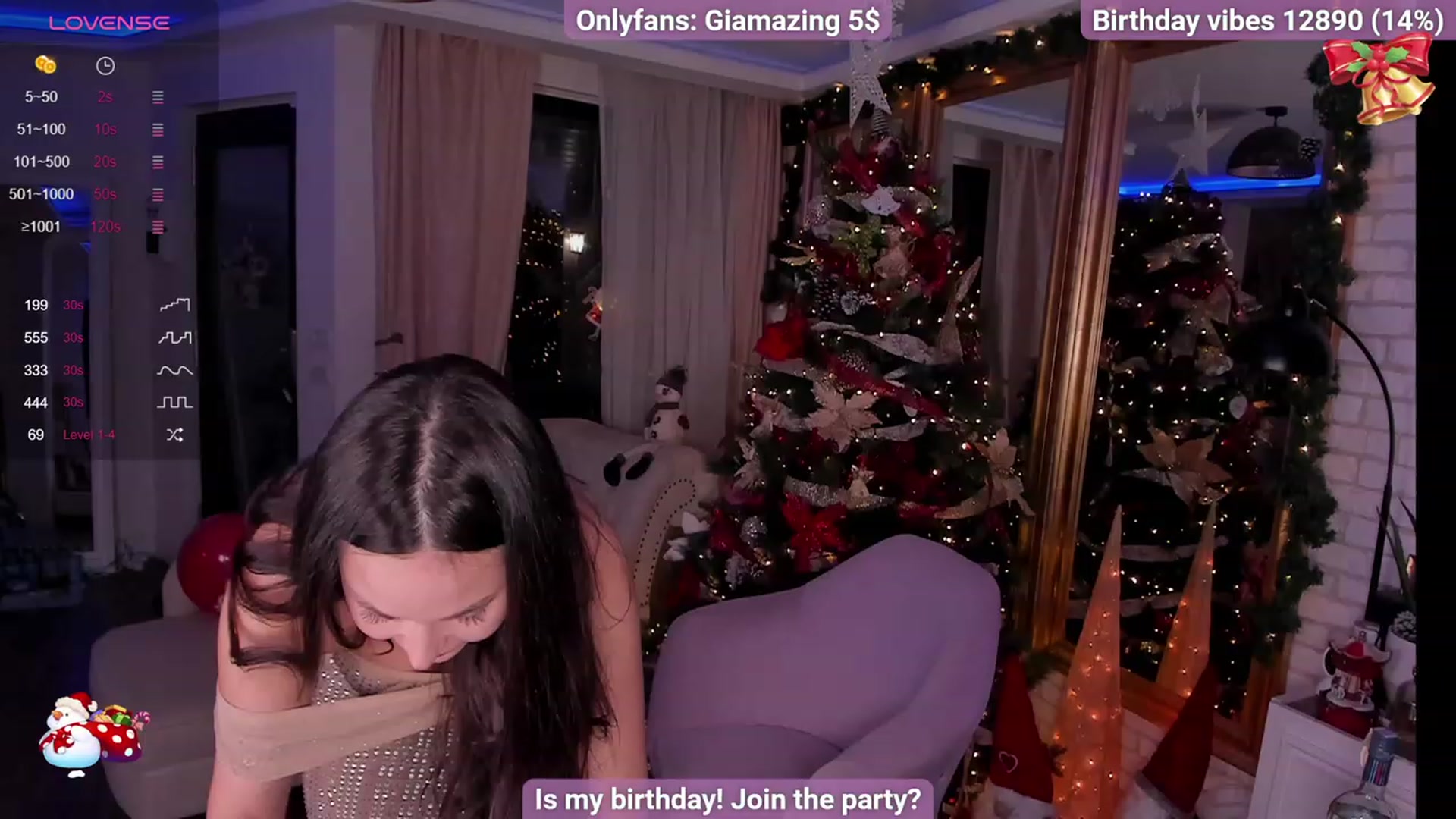 Gallery image thumbnail from BirthdayGia's myfreecams stream on, 12/18/2023, 23:00 image 4 of 20