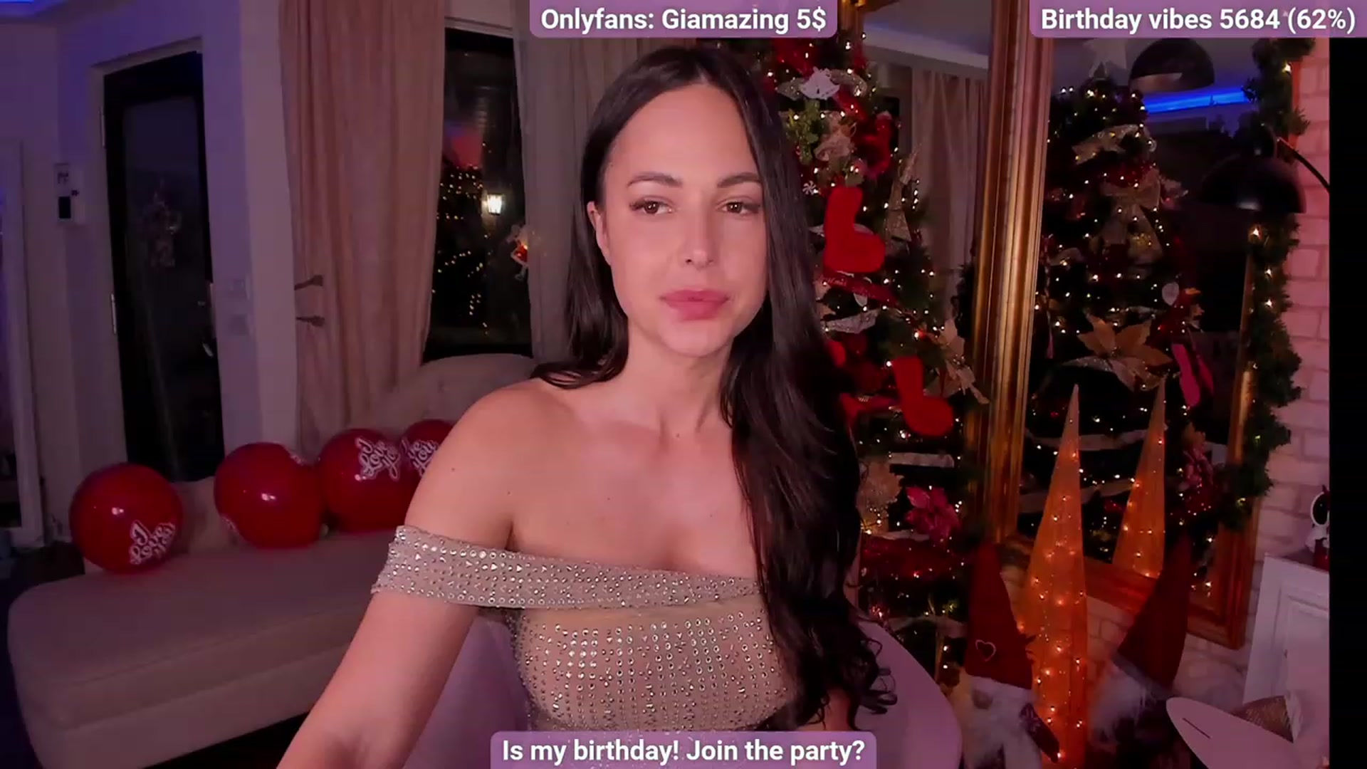 Gallery image thumbnail from BirthdayGia's myfreecams stream on, 12/18/2023, 23:45 image 1 of 20