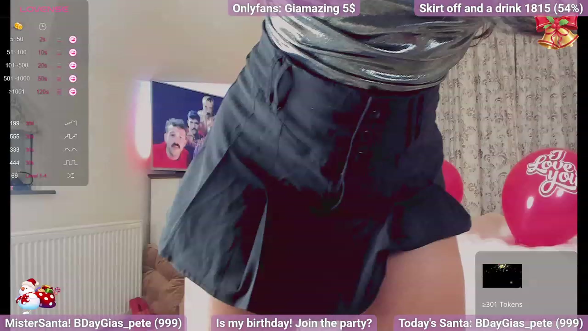 Gallery image thumbnail from BirthdayGia's myfreecams stream on, 12/22/2023, 01:02 image 4 of 20