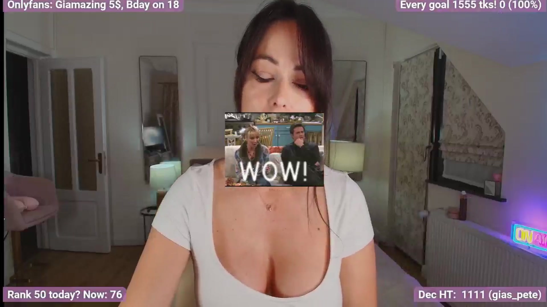 Gallery image thumbnail from BirthdayGia's myfreecams stream on, 12/03/2024, 23:41 image 2 of 20