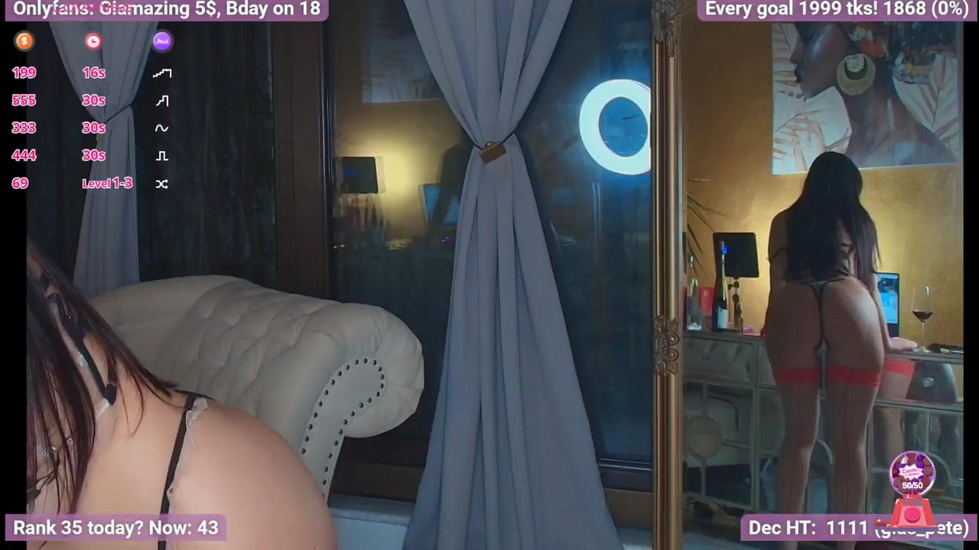 Gallery image thumbnail from BirthdayGia's myfreecams stream on, 12/05/2024, 24:03 image 20 of 20