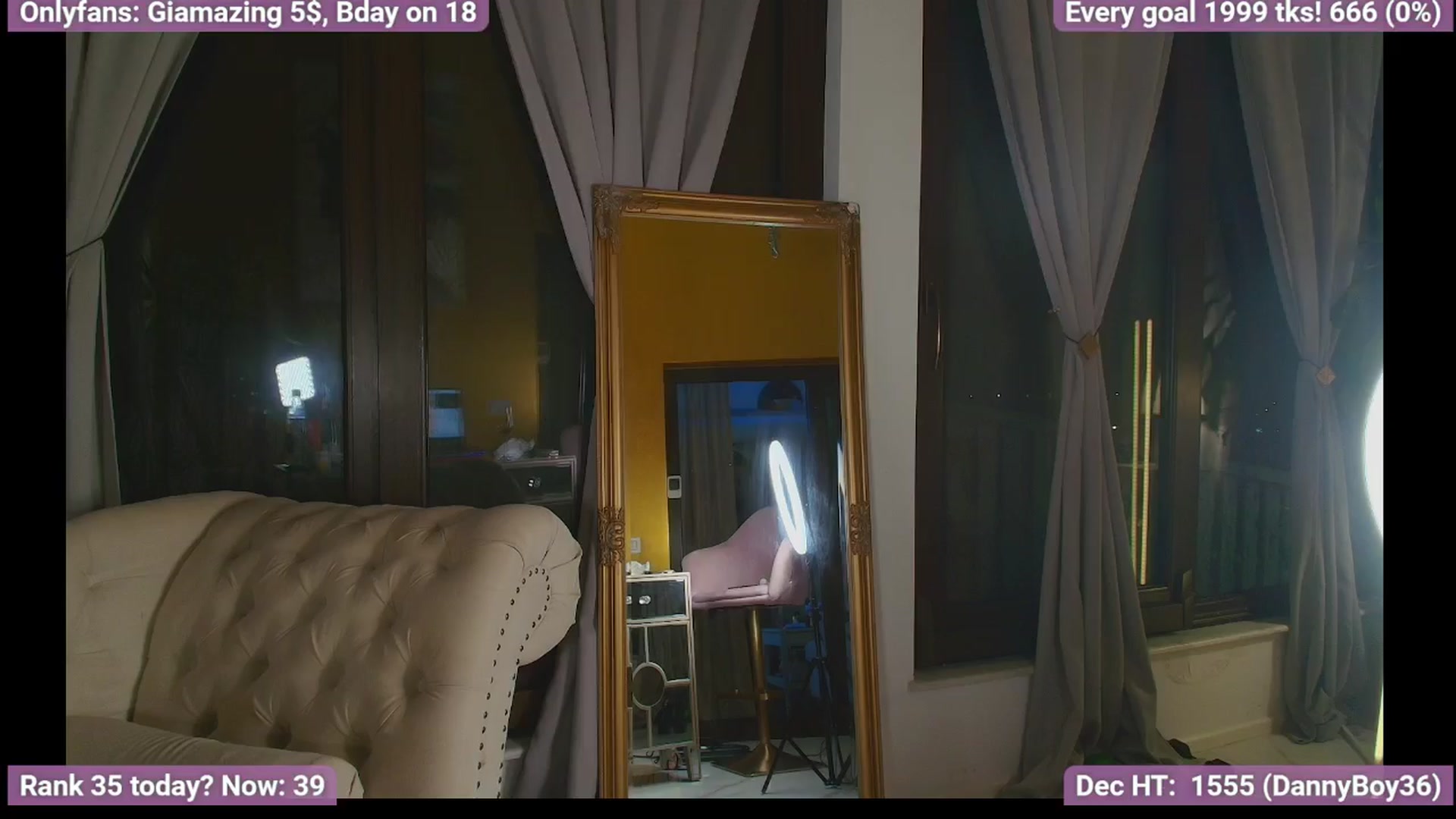 Gallery image thumbnail from BirthdayGia's myfreecams stream on, 12/05/2024, 01:43 image 9 of 20