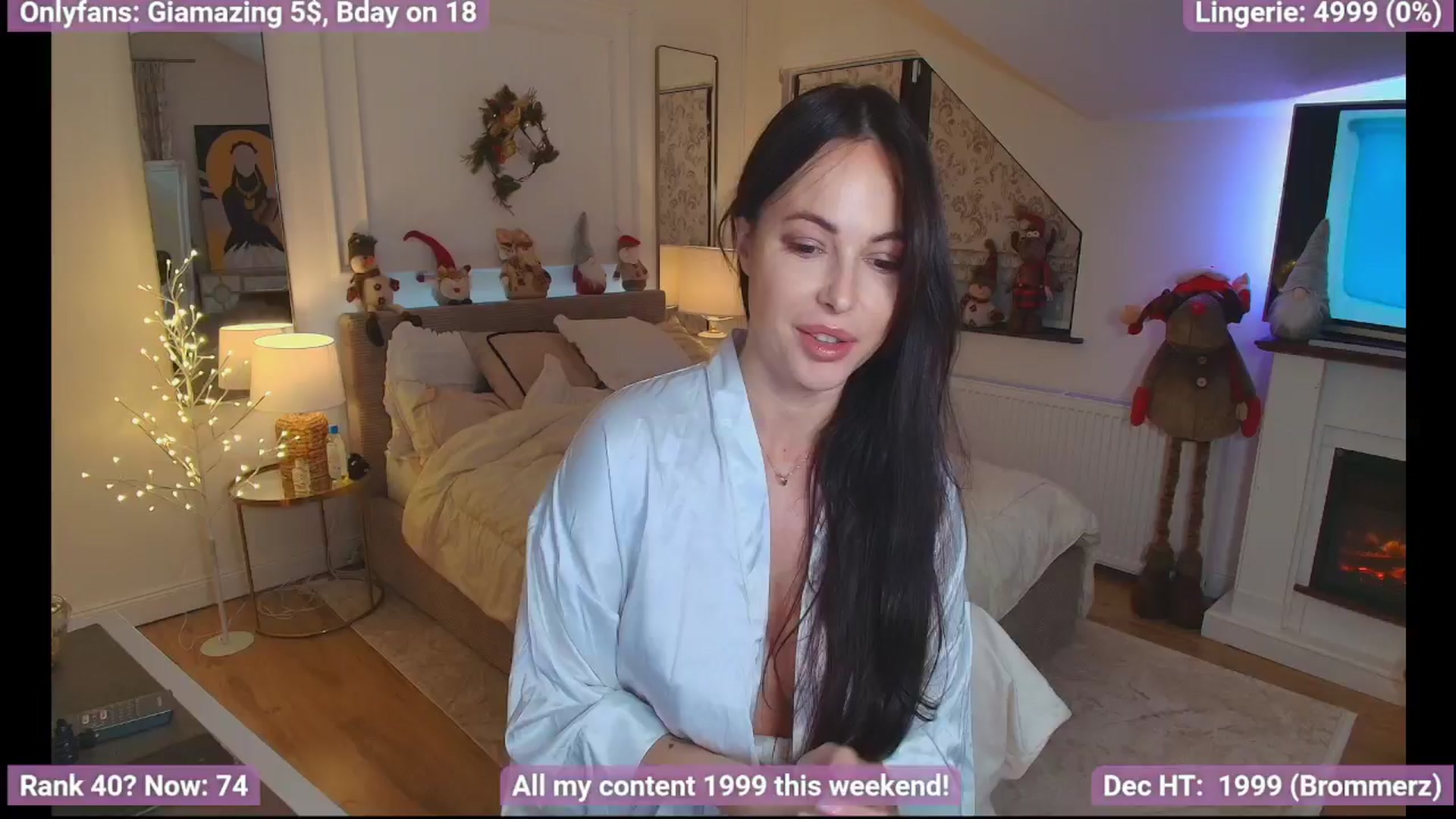 Gallery image thumbnail from BirthdayGia's myfreecams stream on, 12/08/2024, 23:34 image 2 of 20