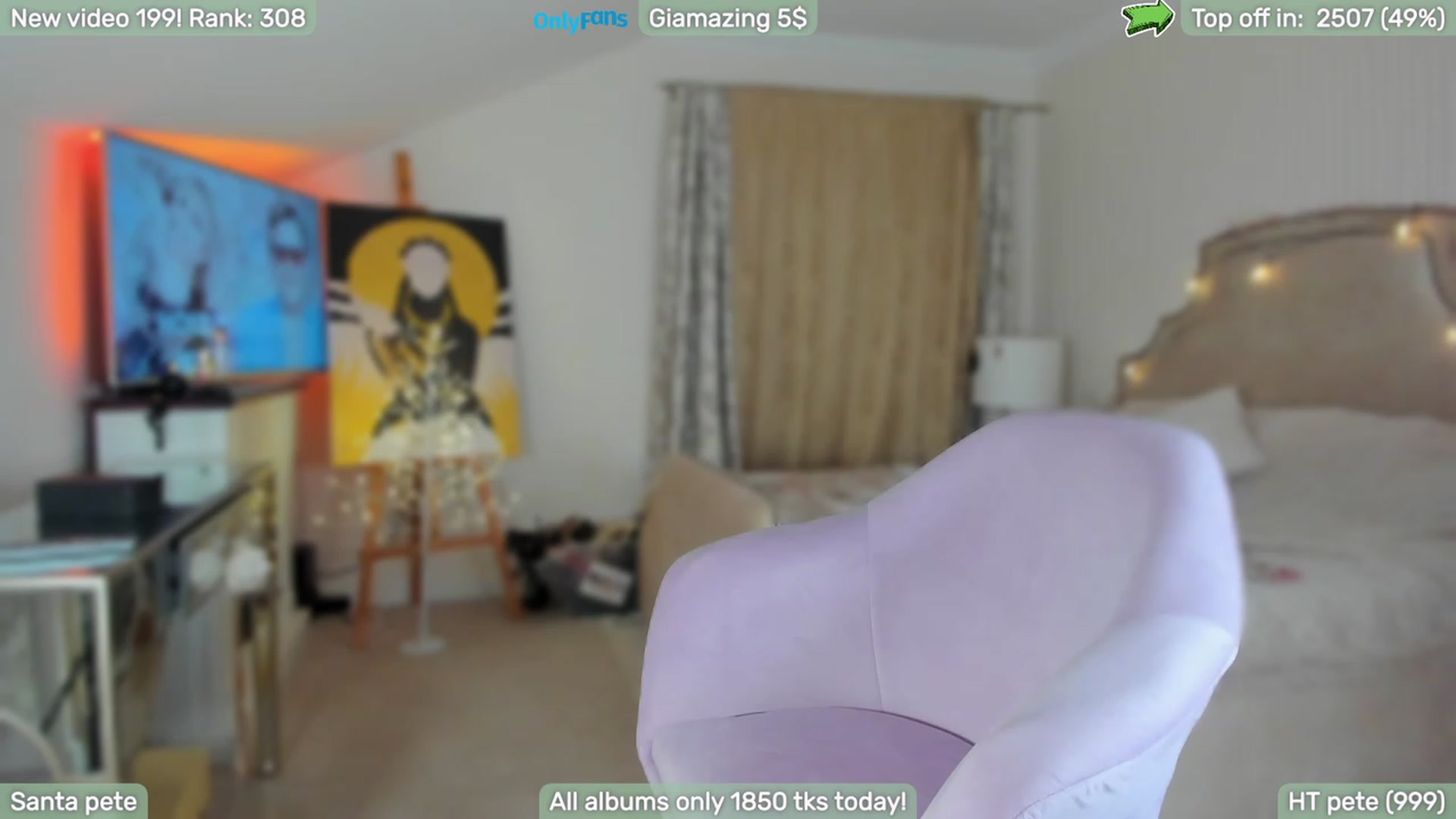 Gallery image thumbnail from BirthdayGia18's myfreecams stream on, 12/10/2022, 23:22 image 3 of 20