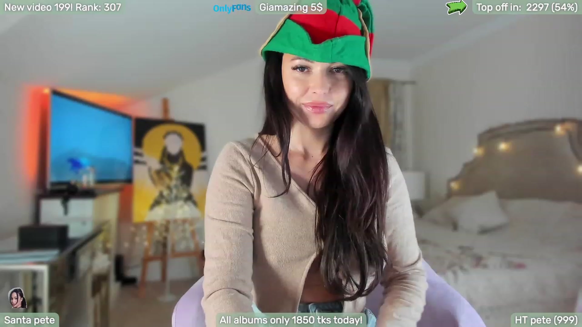 Gallery image thumbnail from BirthdayGia18's myfreecams stream on, 12/10/2022, 23:22 image 5 of 20