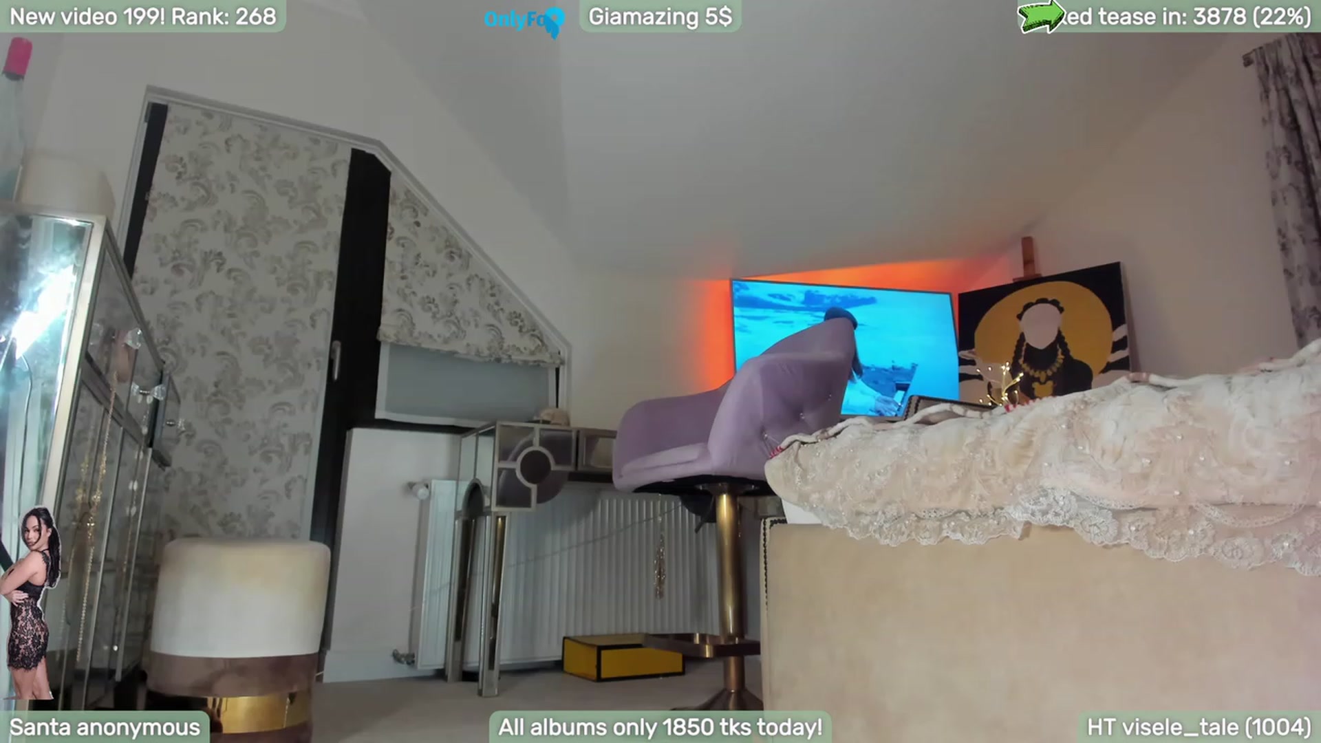 Gallery image thumbnail from BirthdayGia18's myfreecams stream on, 12/10/2022, 23:43 image 18 of 20