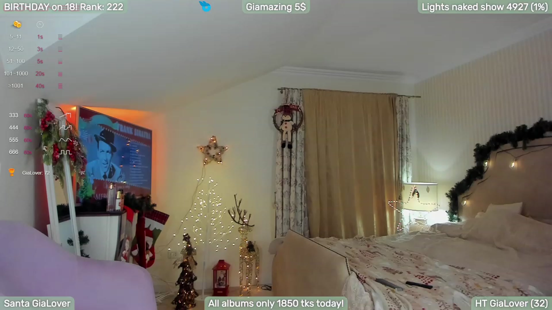 Gallery image thumbnail from BirthdayGia18's myfreecams stream on, 12/15/2022, 01:04 image 1 of 20