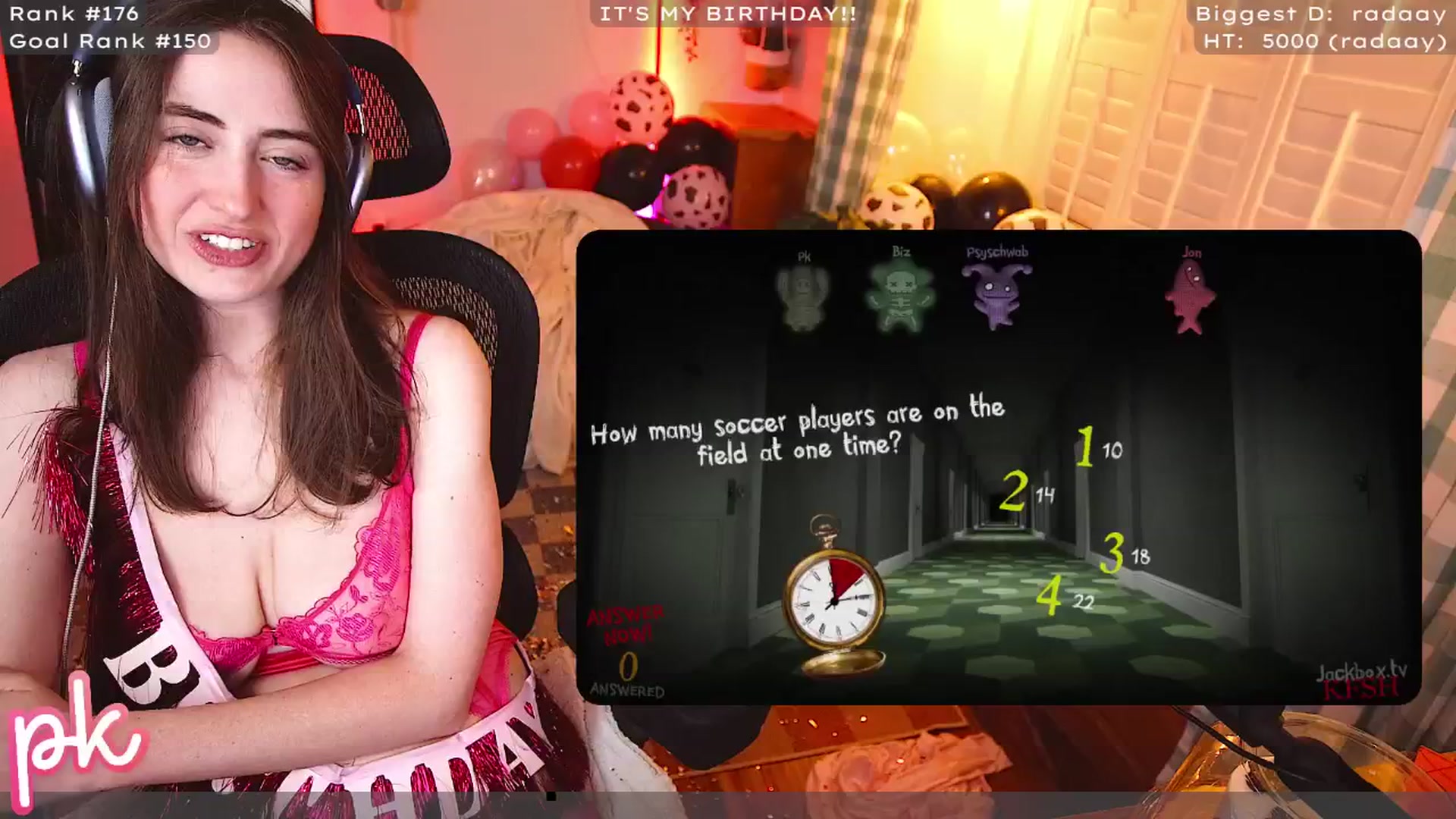 Gallery image thumbnail from BirthdayKate's myfreecams stream on, 04/19/2026, 05:04 image 8 of 20