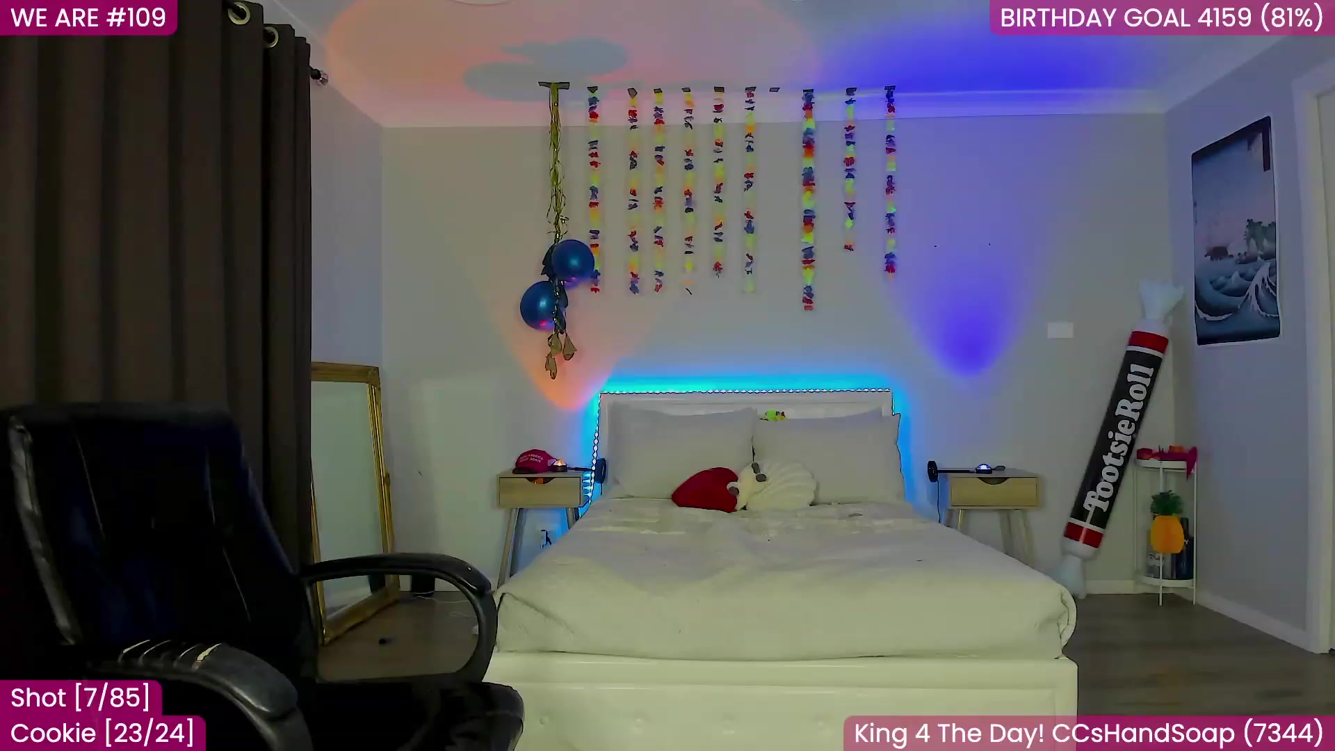 Gallery image thumbnail from BirthdayKleo's myfreecams stream on, 07/22/2023, 10:13 image 12 of 20