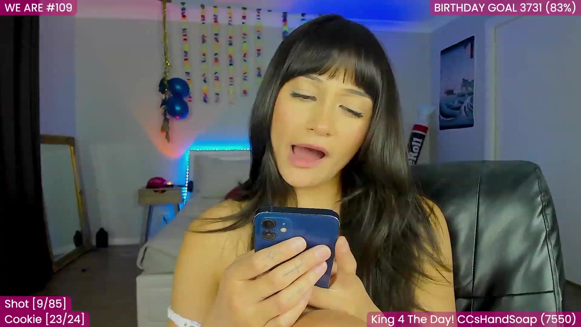 Gallery image thumbnail from BirthdayKleo's myfreecams stream on, 07/22/2023, 10:13 image 18 of 20