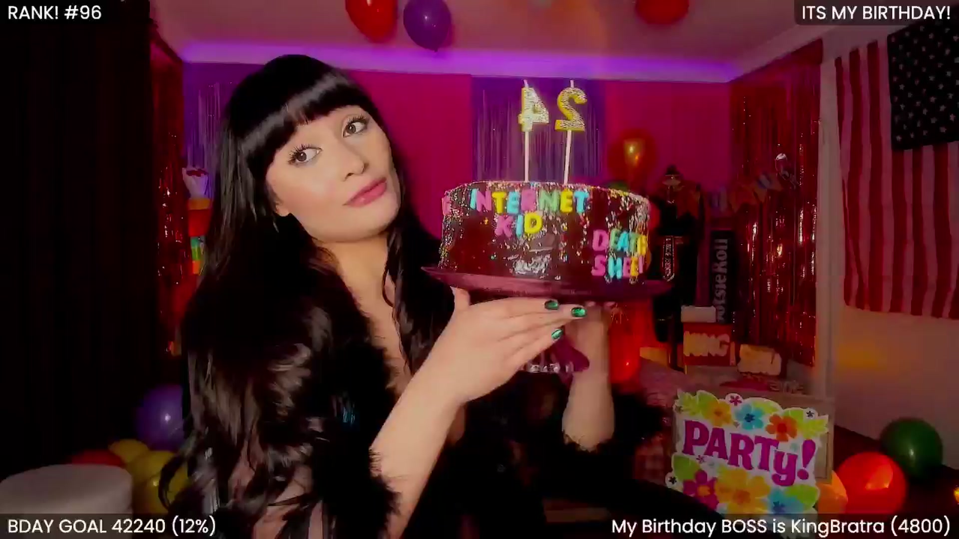 Gallery image thumbnail from BirthdayKleo's myfreecams stream on, 07/25/2025, 06:39 image 4 of 20