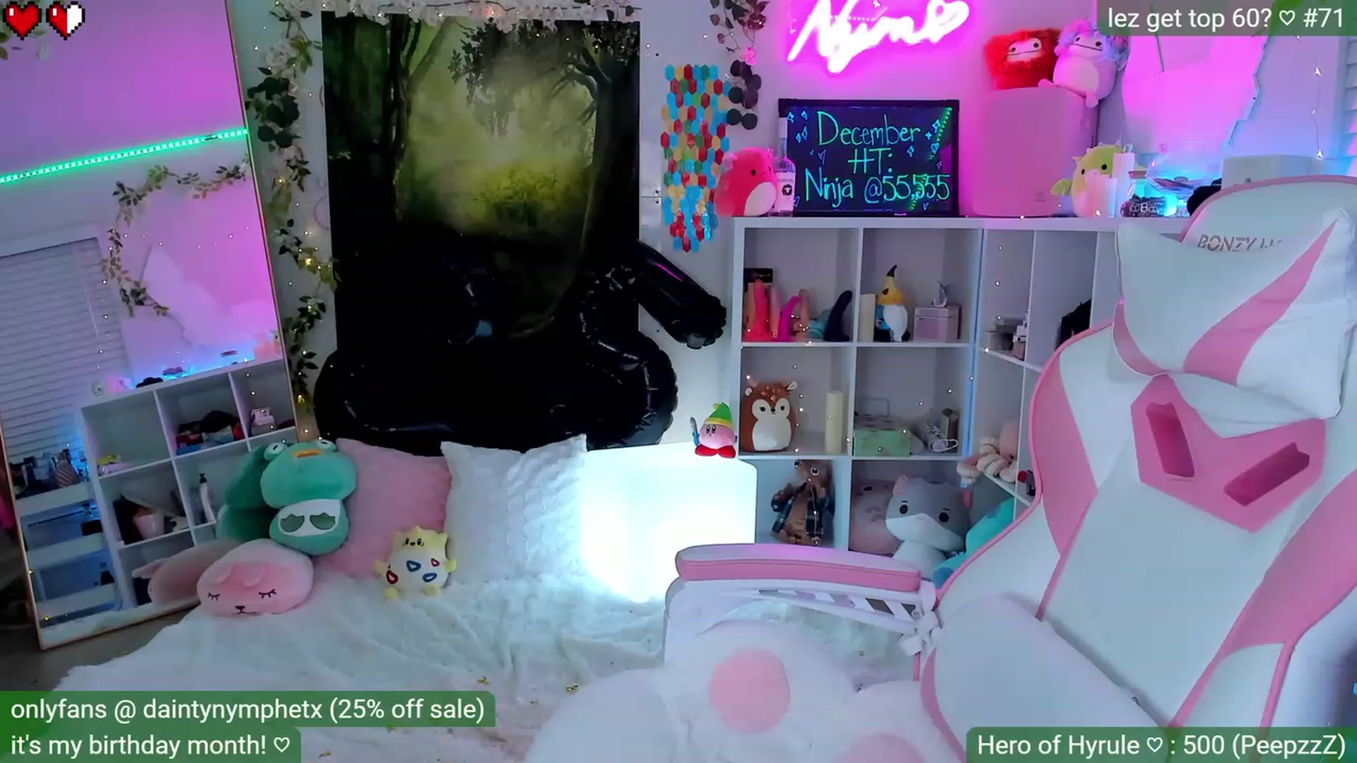 Gallery image thumbnail from BirthdayNym's myfreecams stream on, 12/29/2022, 05:05 image 15 of 20