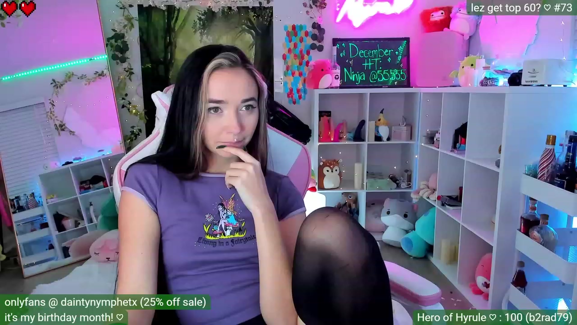 Gallery image thumbnail from BirthdayNym's myfreecams stream on, 12/29/2022, 05:05 image 2 of 20