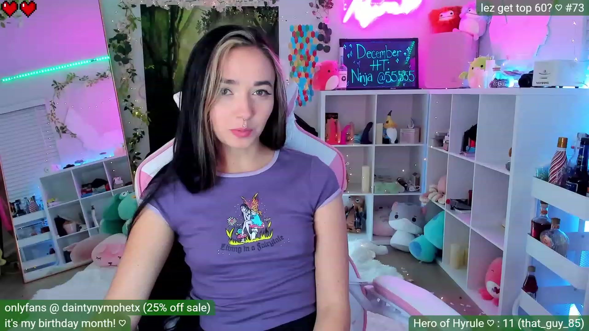 Gallery image thumbnail from BirthdayNym's myfreecams stream on, 12/29/2022, 05:05 image 1 of 20