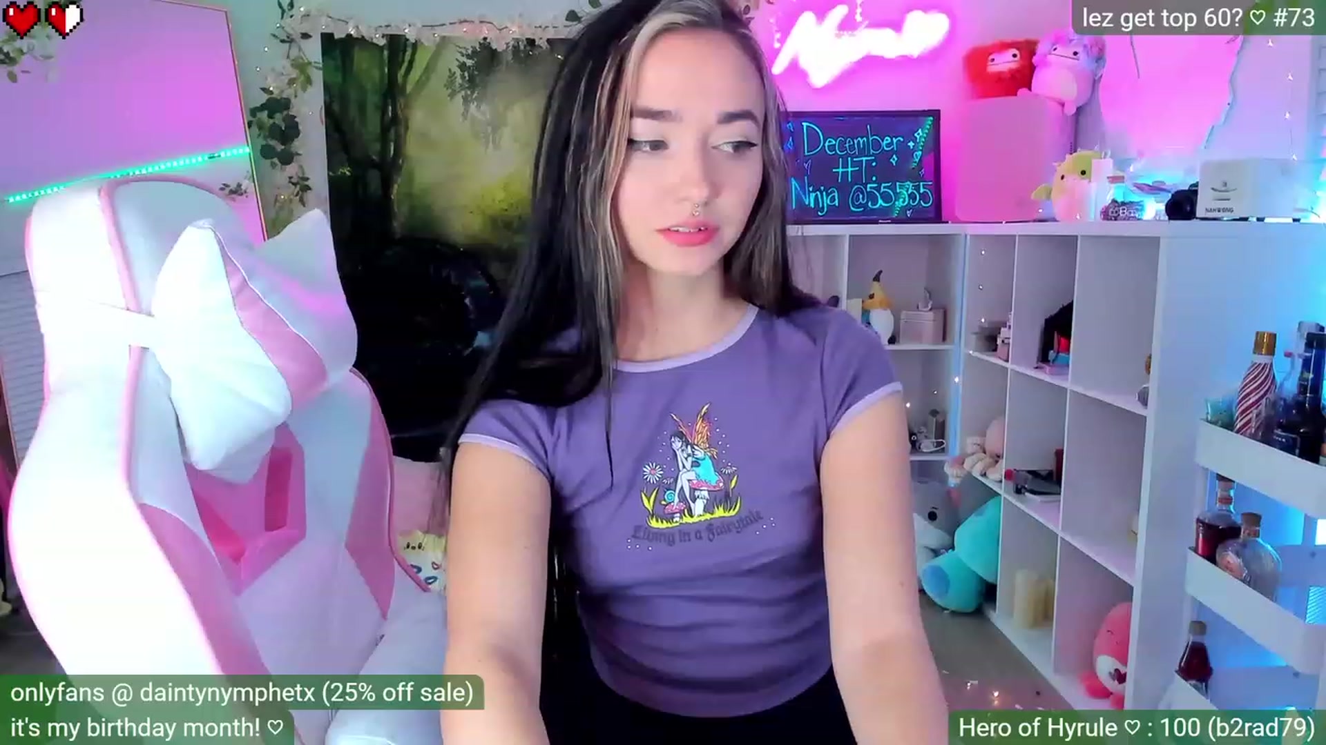 Gallery image thumbnail from BirthdayNym's myfreecams stream on, 12/29/2022, 05:05 image 5 of 20