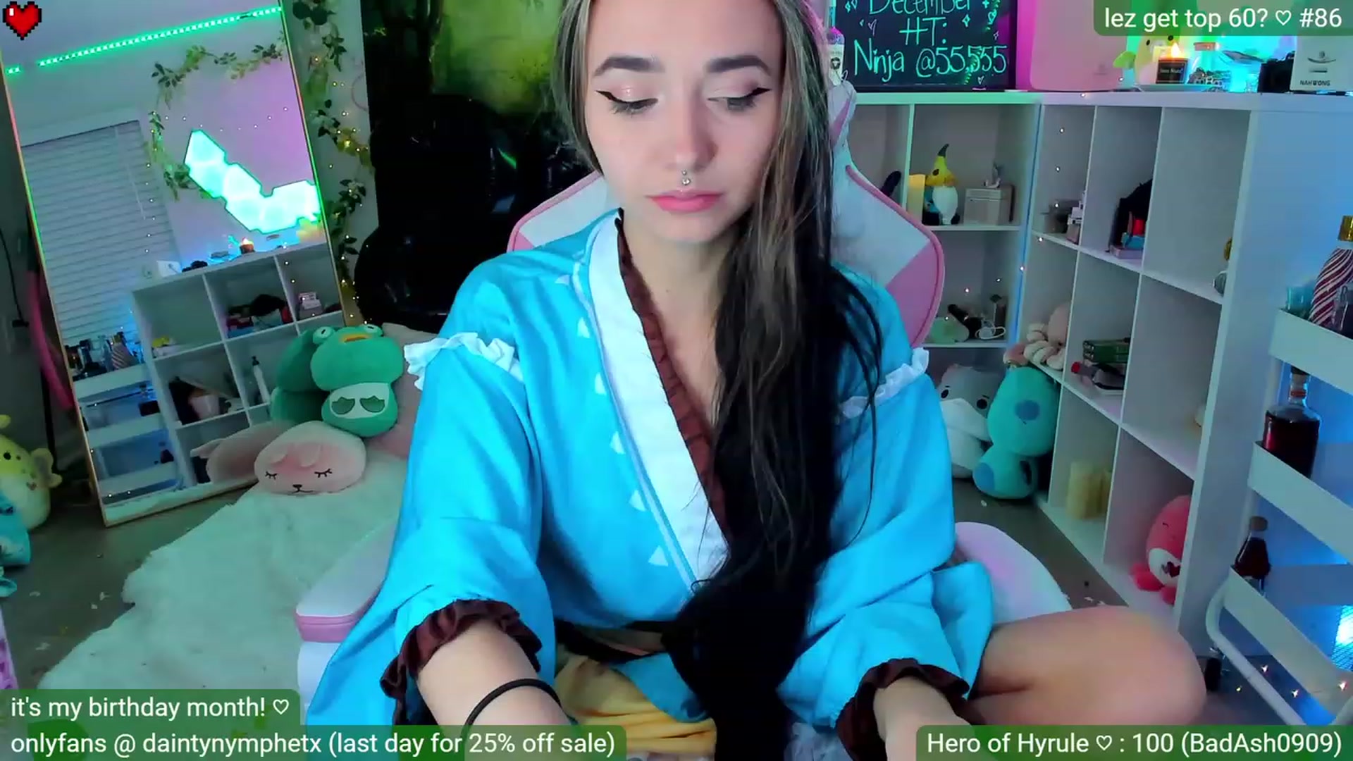 Gallery image thumbnail from BirthdayNym's myfreecams stream on, 01/01/2023, 05:03 image 5 of 20