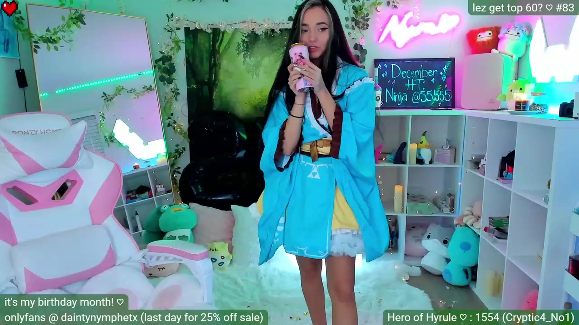 Gallery image thumbnail from BirthdayNym's myfreecams stream on, 01/01/2023, 05:03 image 15 of 20